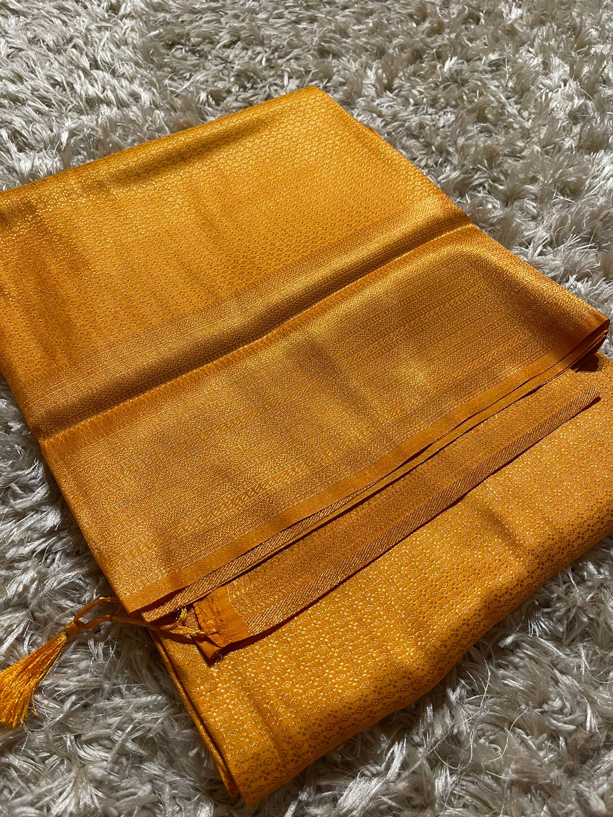 ROYAL AFFAIR-YELLOW BANARASI BROCADE SILK SAREE