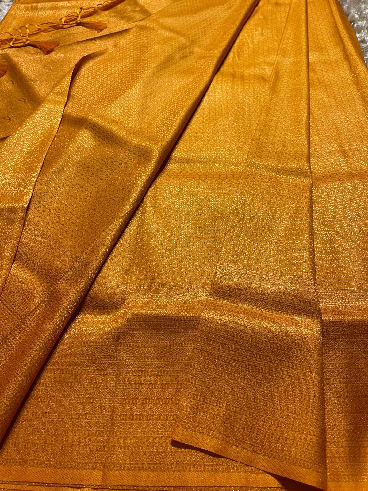 ROYAL AFFAIR-YELLOW BANARASI BROCADE SILK SAREE