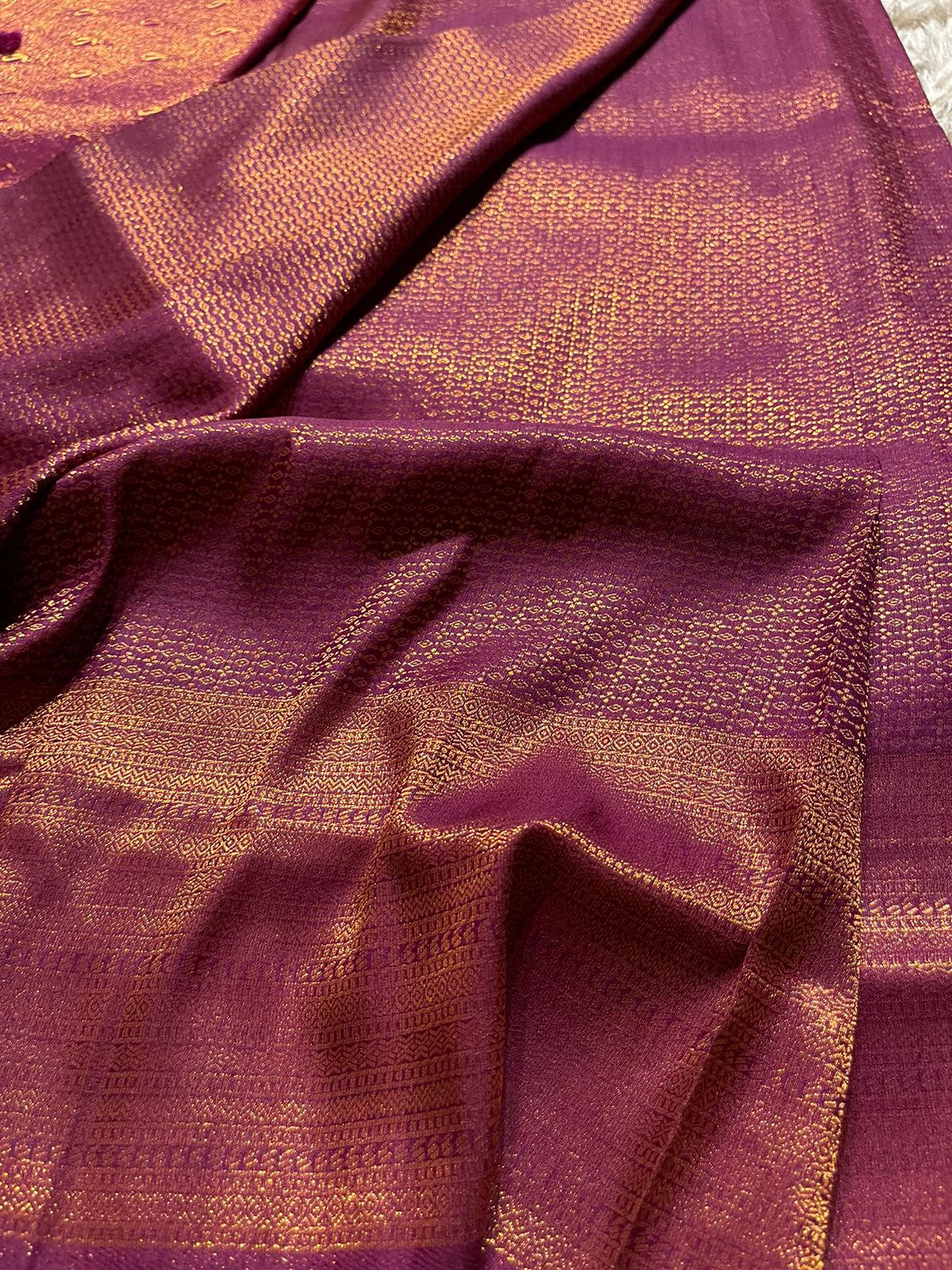 ROYAL AFFAIR-PURPLE BANARASI BROCADE SILK SAREE