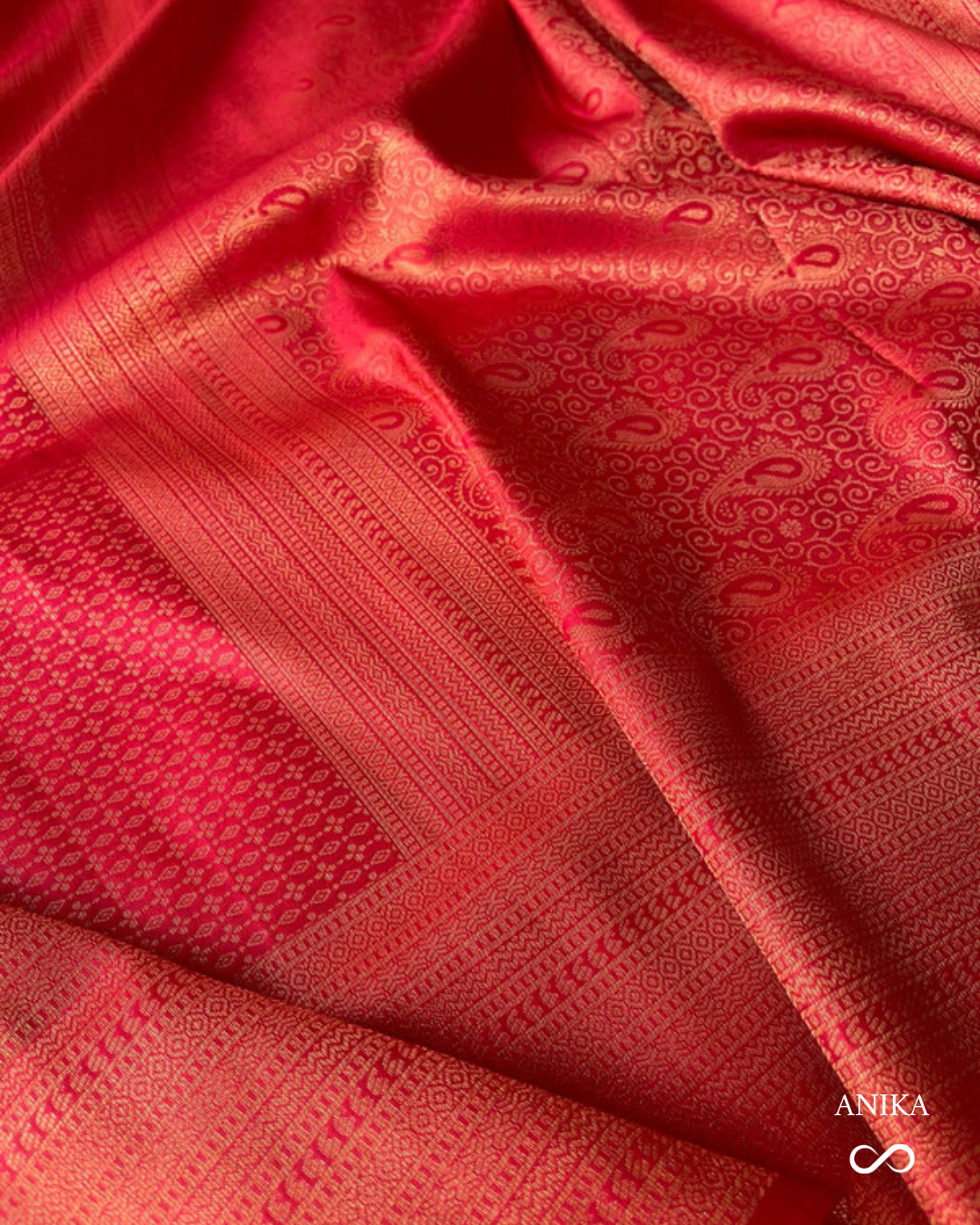 ROYAL AFFAIR -RED BANARASI BROCADE SILK SAREE