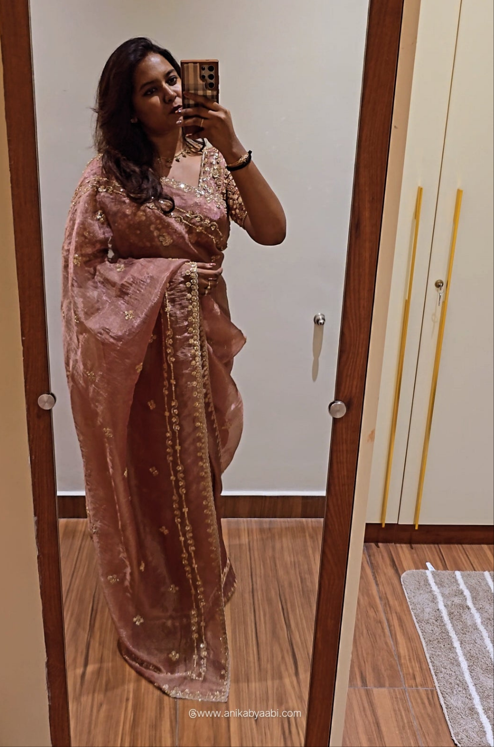 House of Anika Luxe - The Cocktail Edit saree AA09