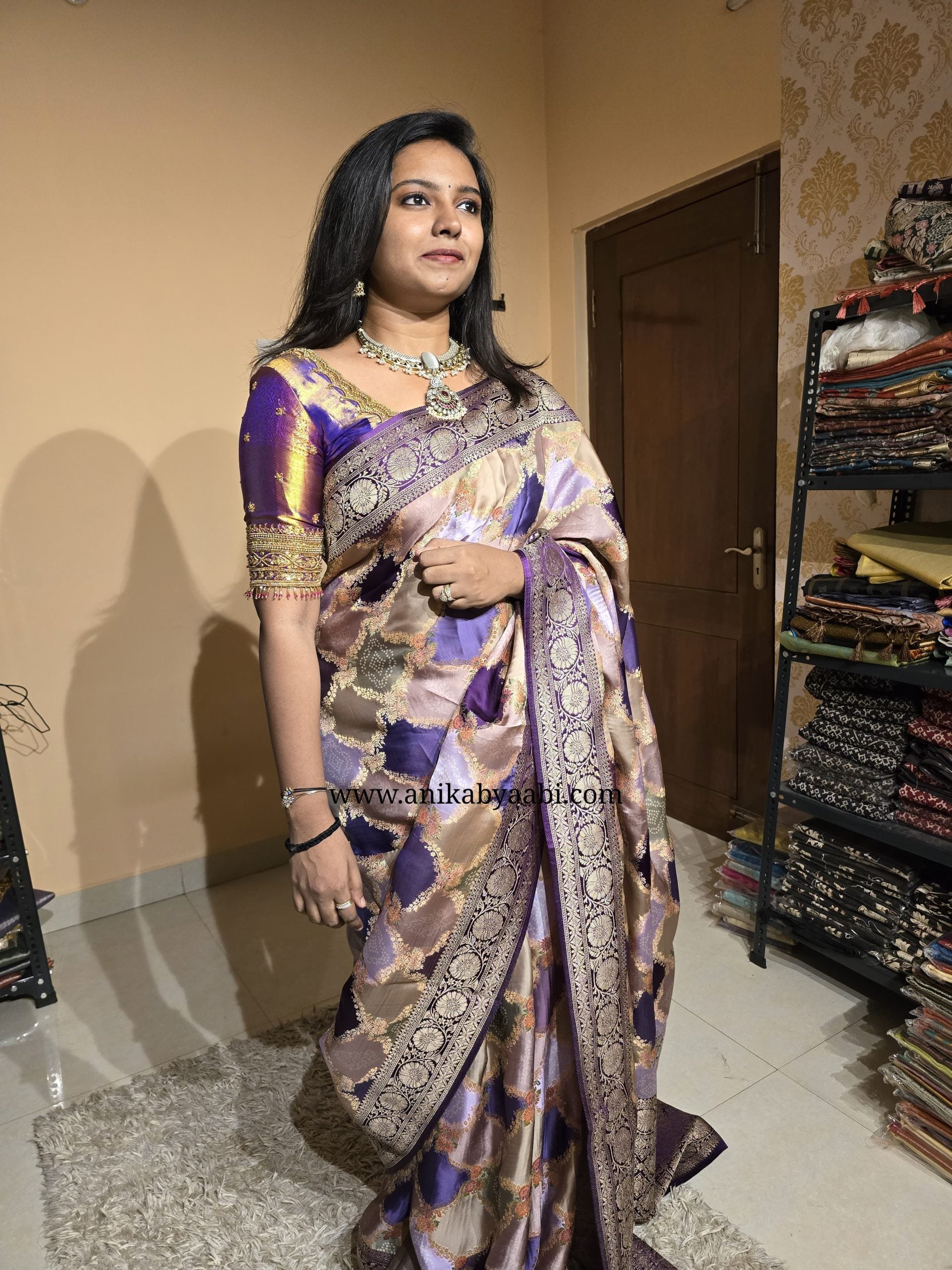 SHADES OF LOVE-PURPLE SAREE