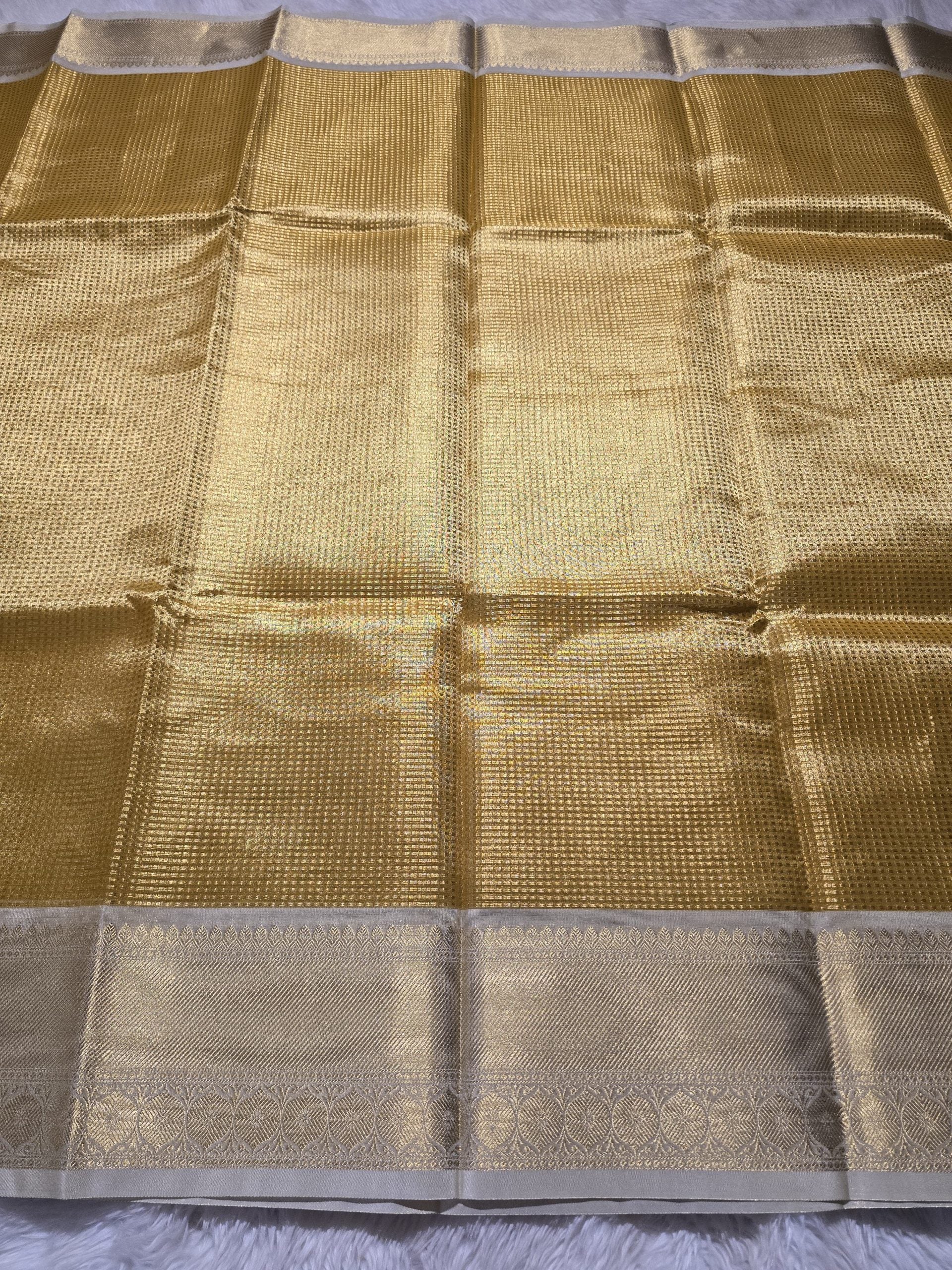 SWAGATH-YELLOW GOLD SAREE