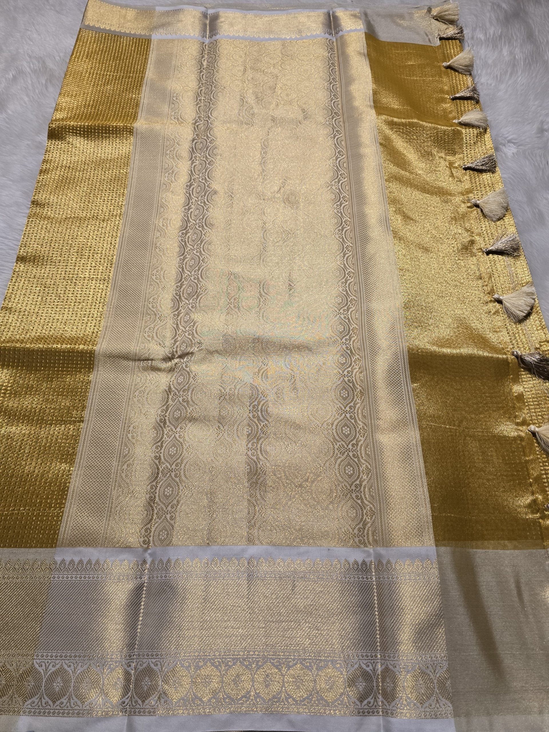 SWAGATH-YELLOW GOLD SAREE