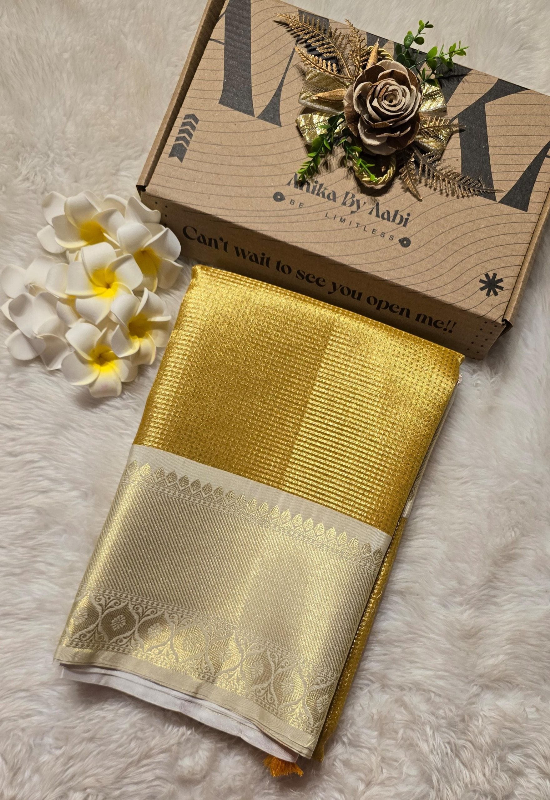 SWAGATH-YELLOW GOLD SAREE