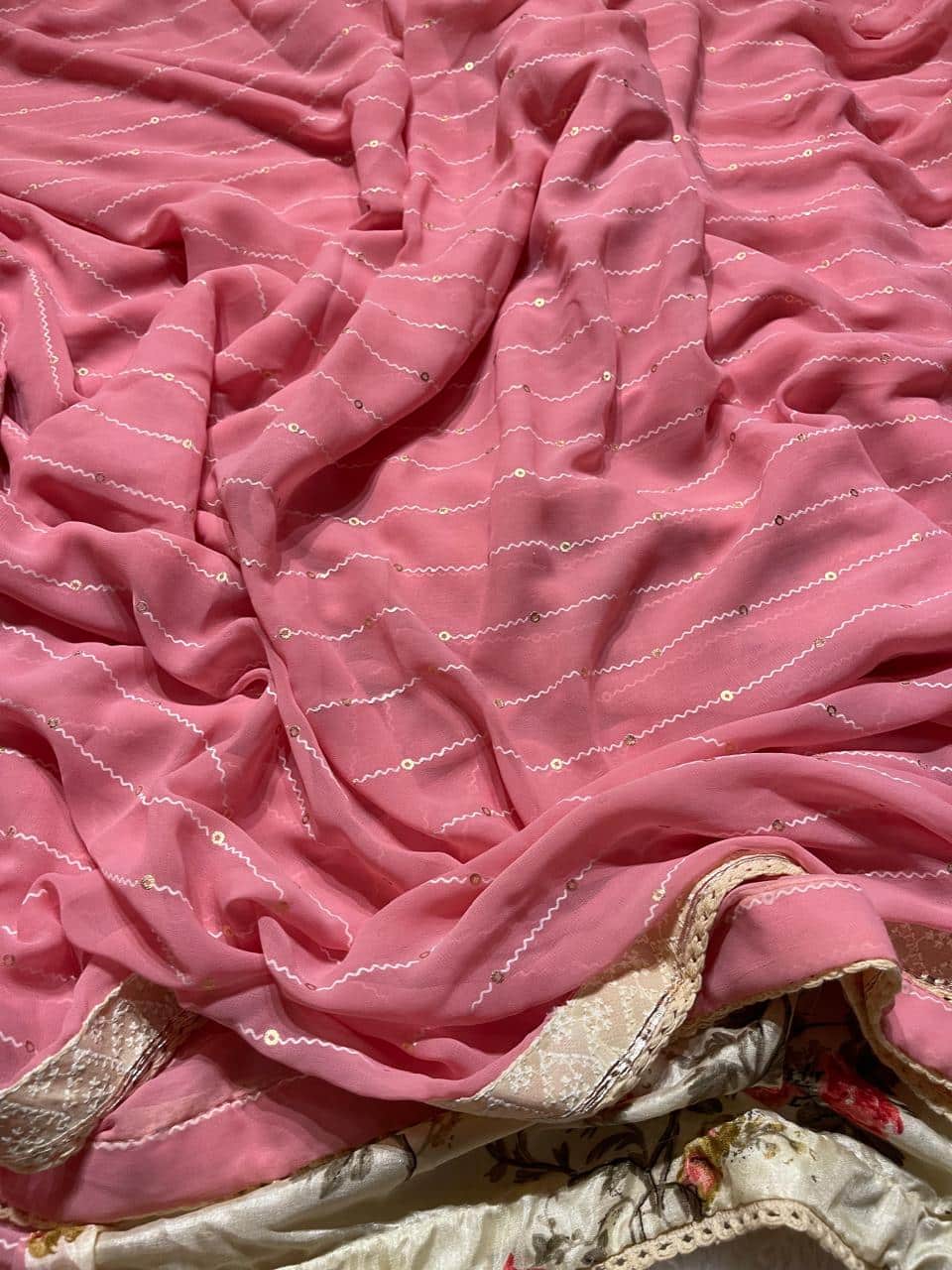 JUNE-BABY PINK SAREE