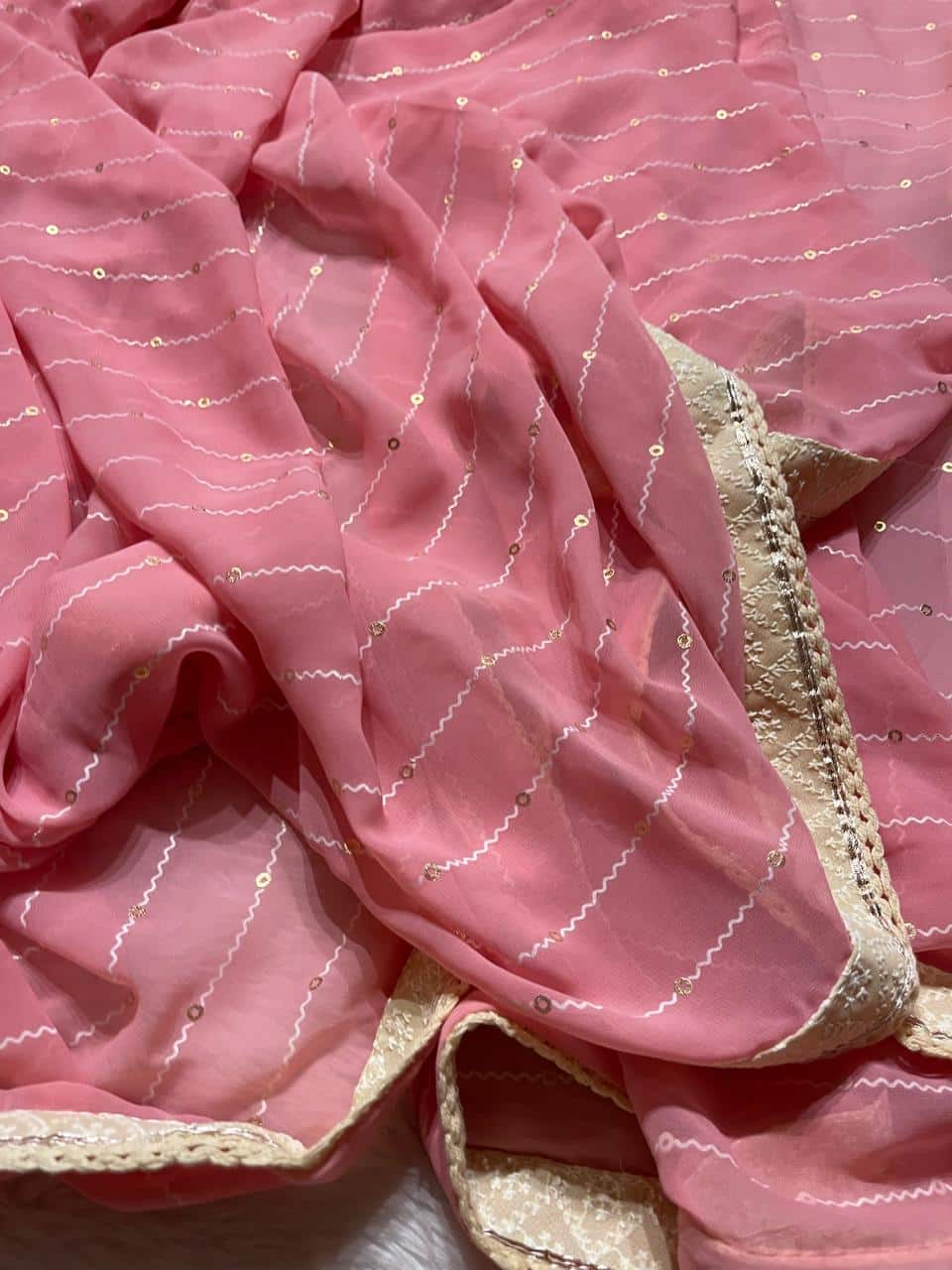 JUNE-BABY PINK SAREE