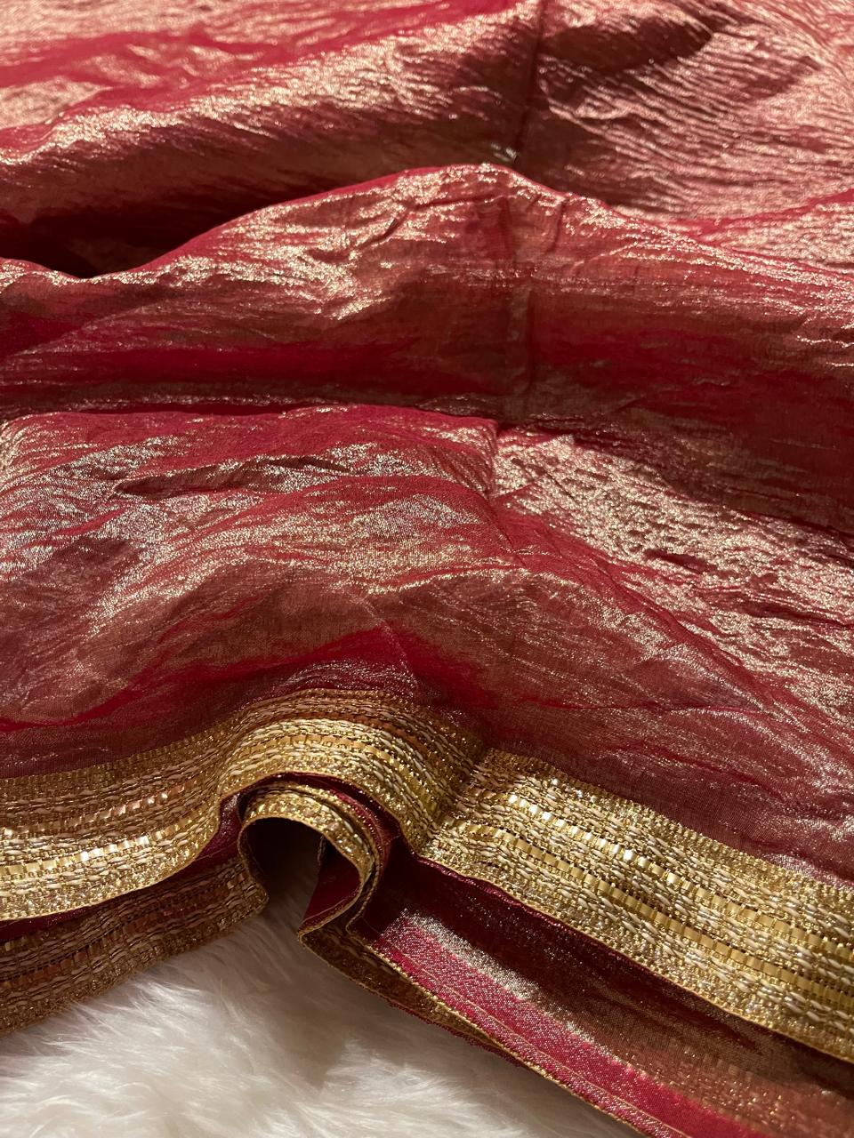 JHANSI-DARK ONION PINK SAREE