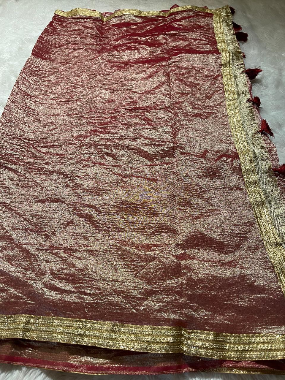 JHANSI-DARK ONION PINK SAREE