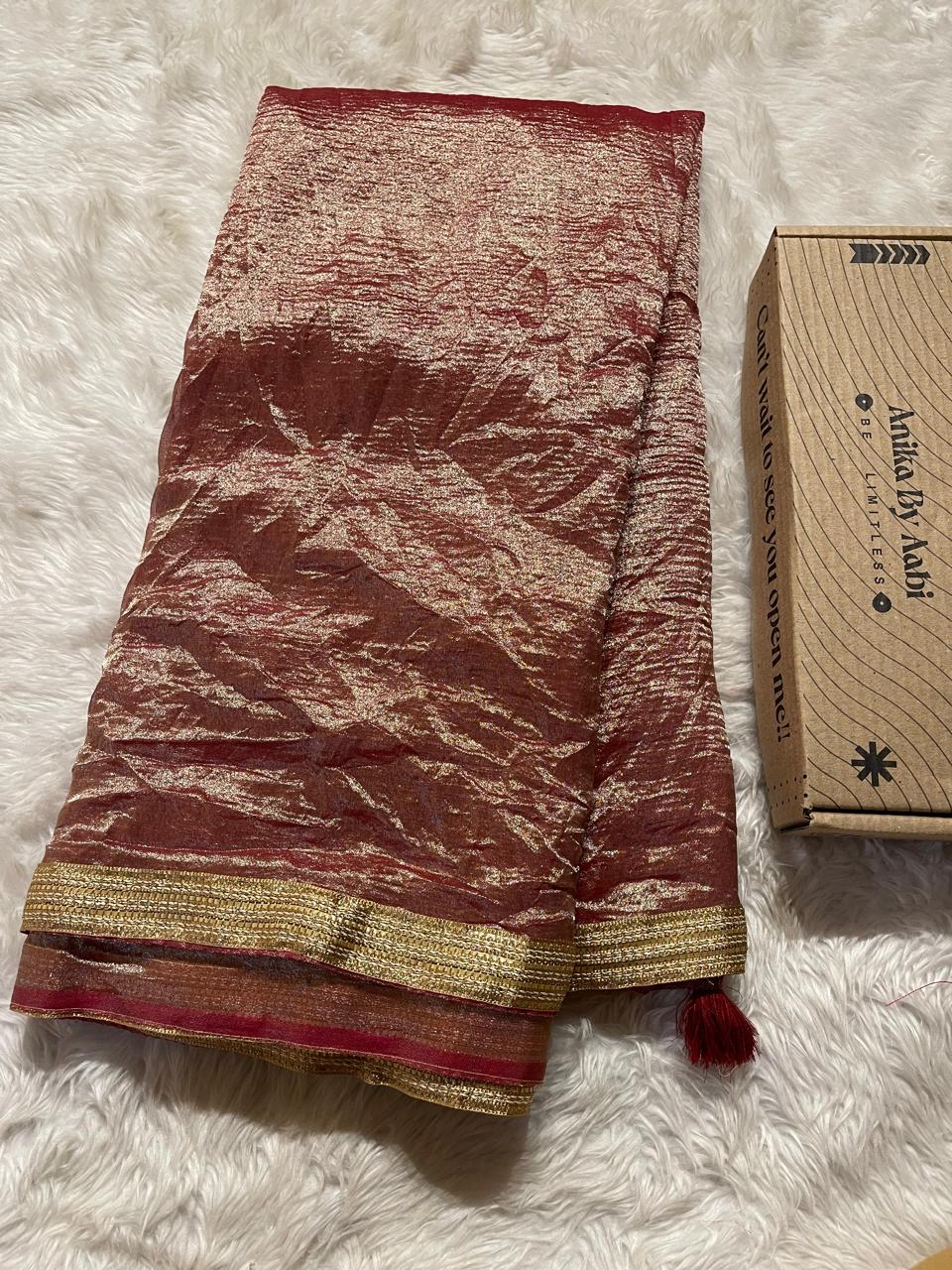 JHANSI-DARK ONION PINK SAREE