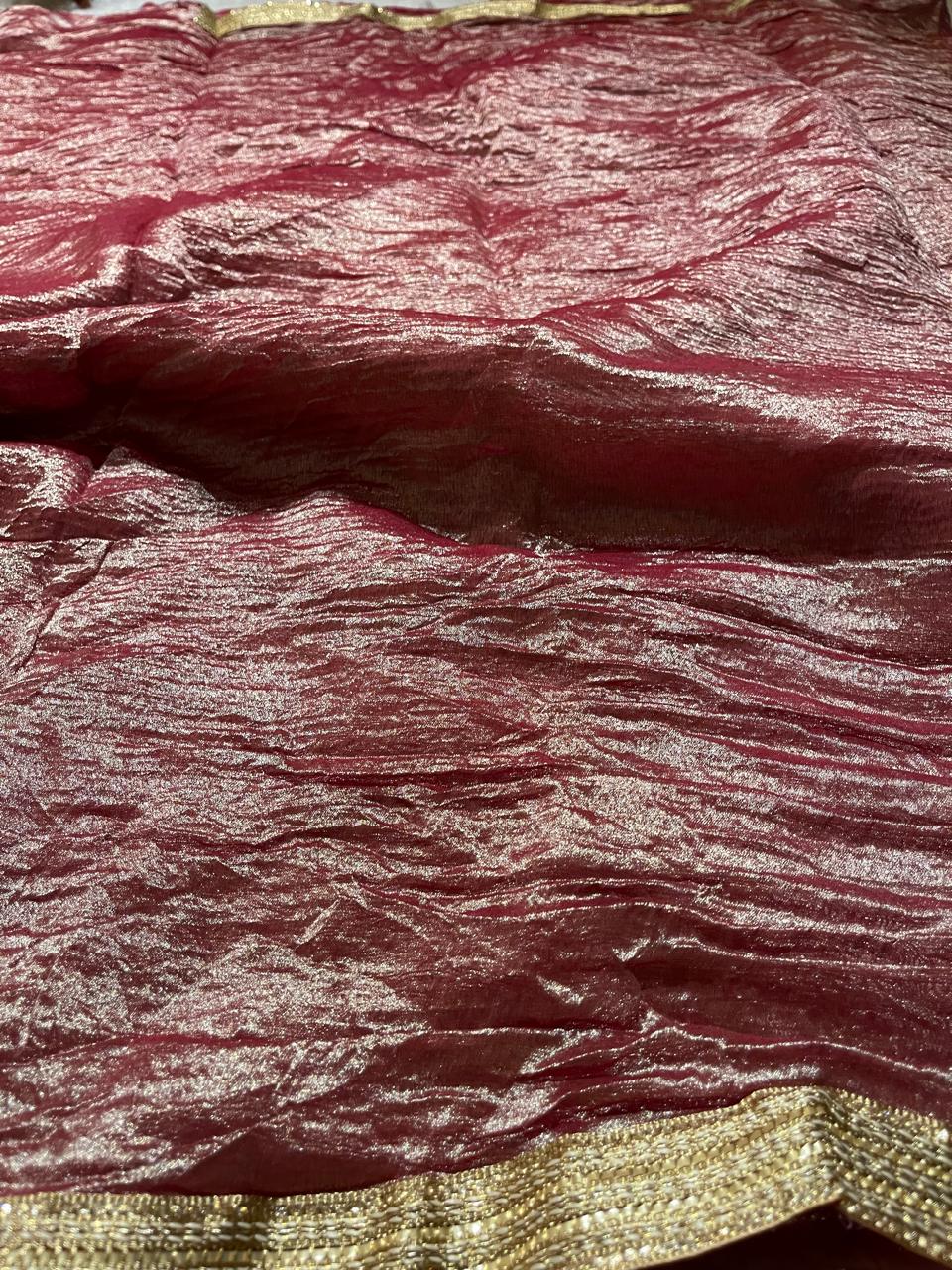 JHANSI-DARK ONION PINK SAREE