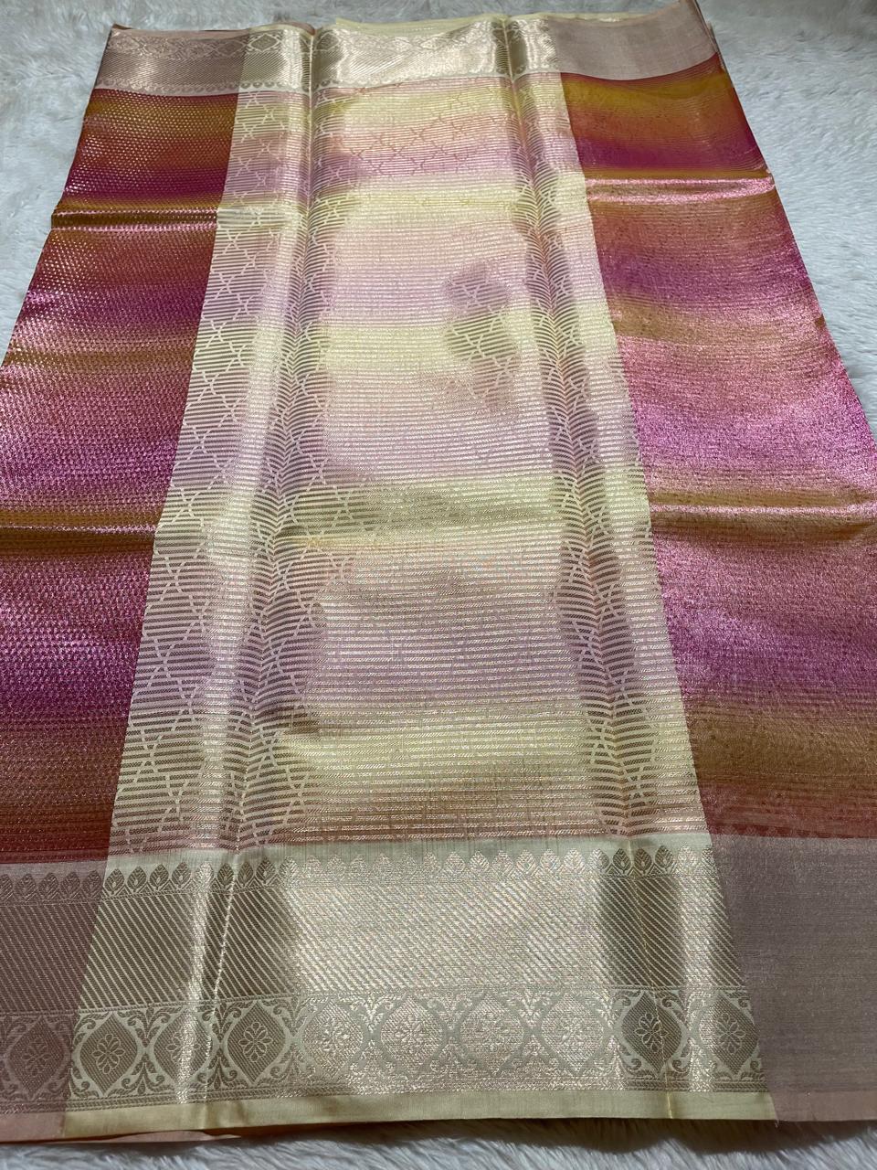 SWAGATH MULTI COLOR-PINK SAREE