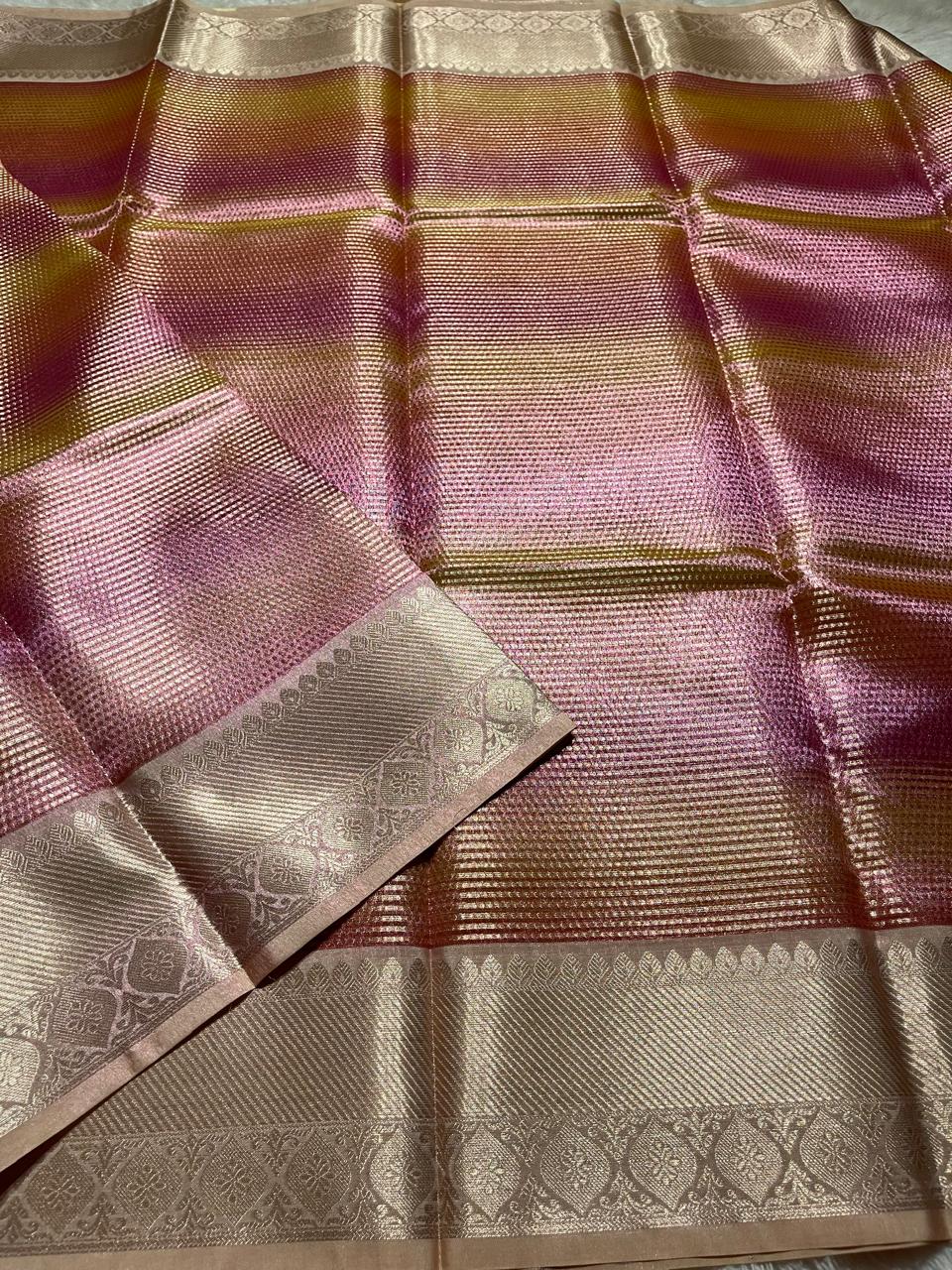 SWAGATH MULTI COLOR-PINK SAREE