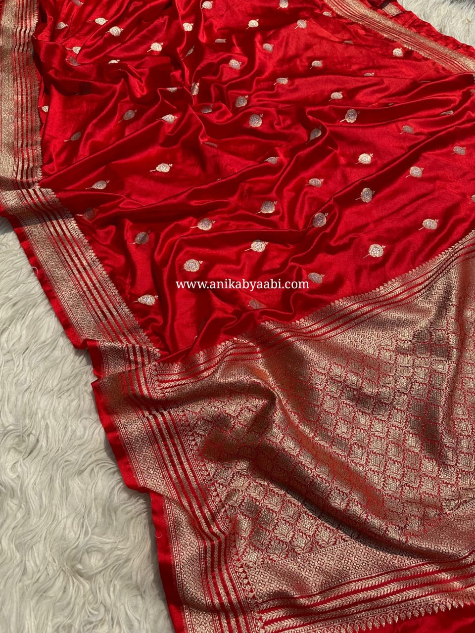 VERMI RED SAREE