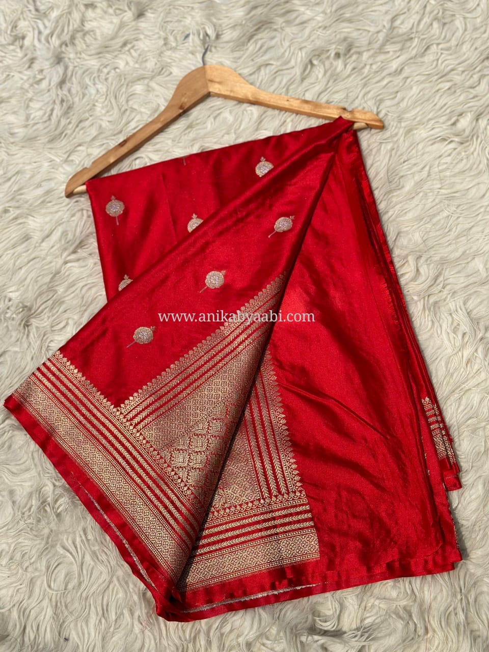 VERMI RED SAREE