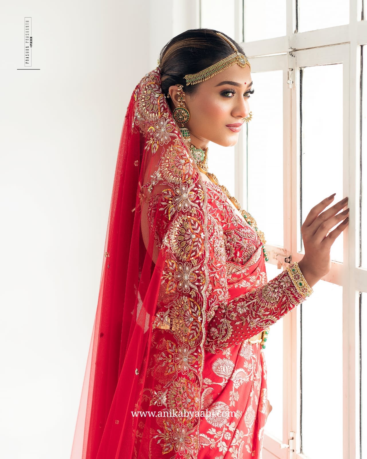 ANIKA BRIDAL EDIT - RED SAREE