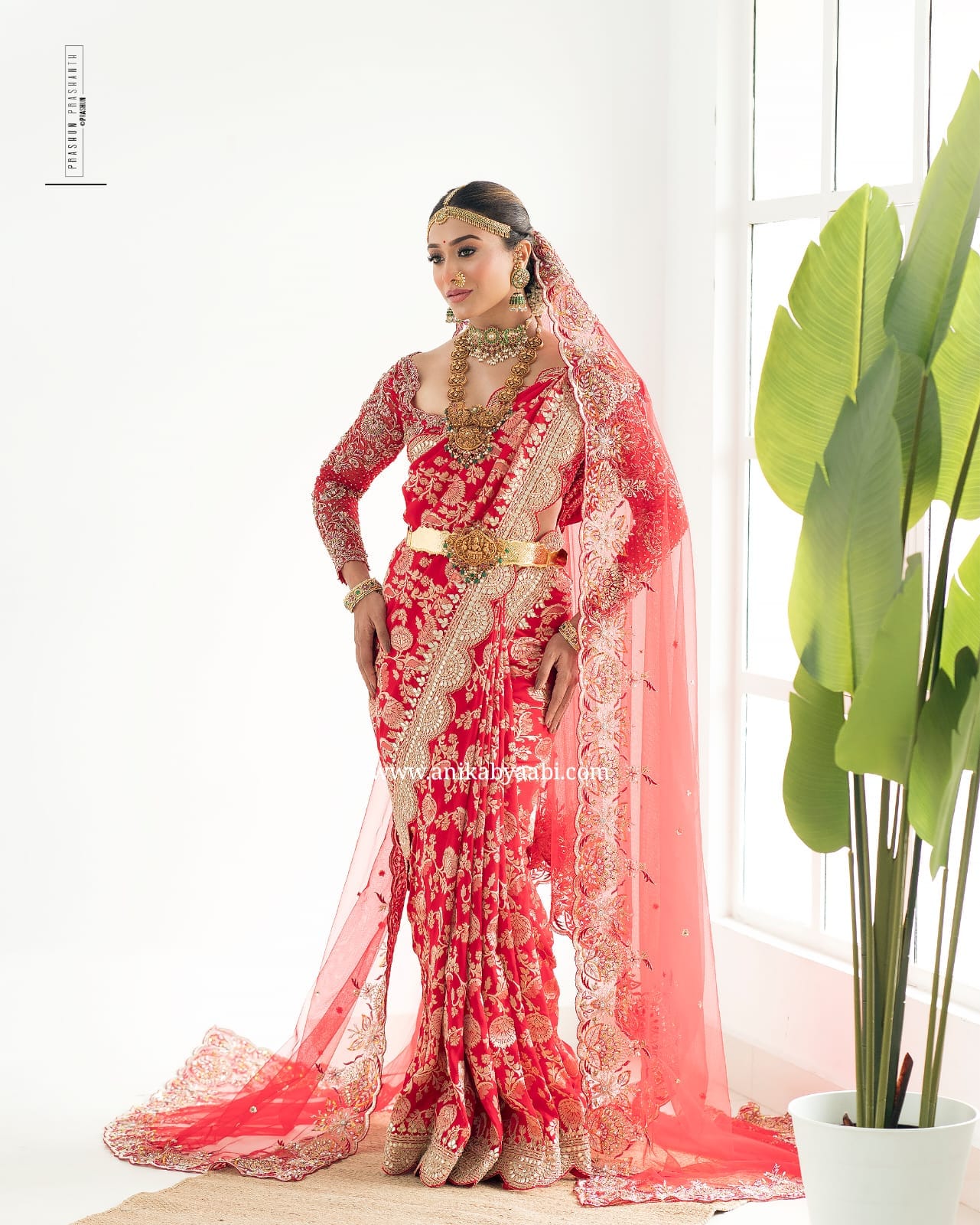 ANIKA BRIDAL EDIT - RED SAREE