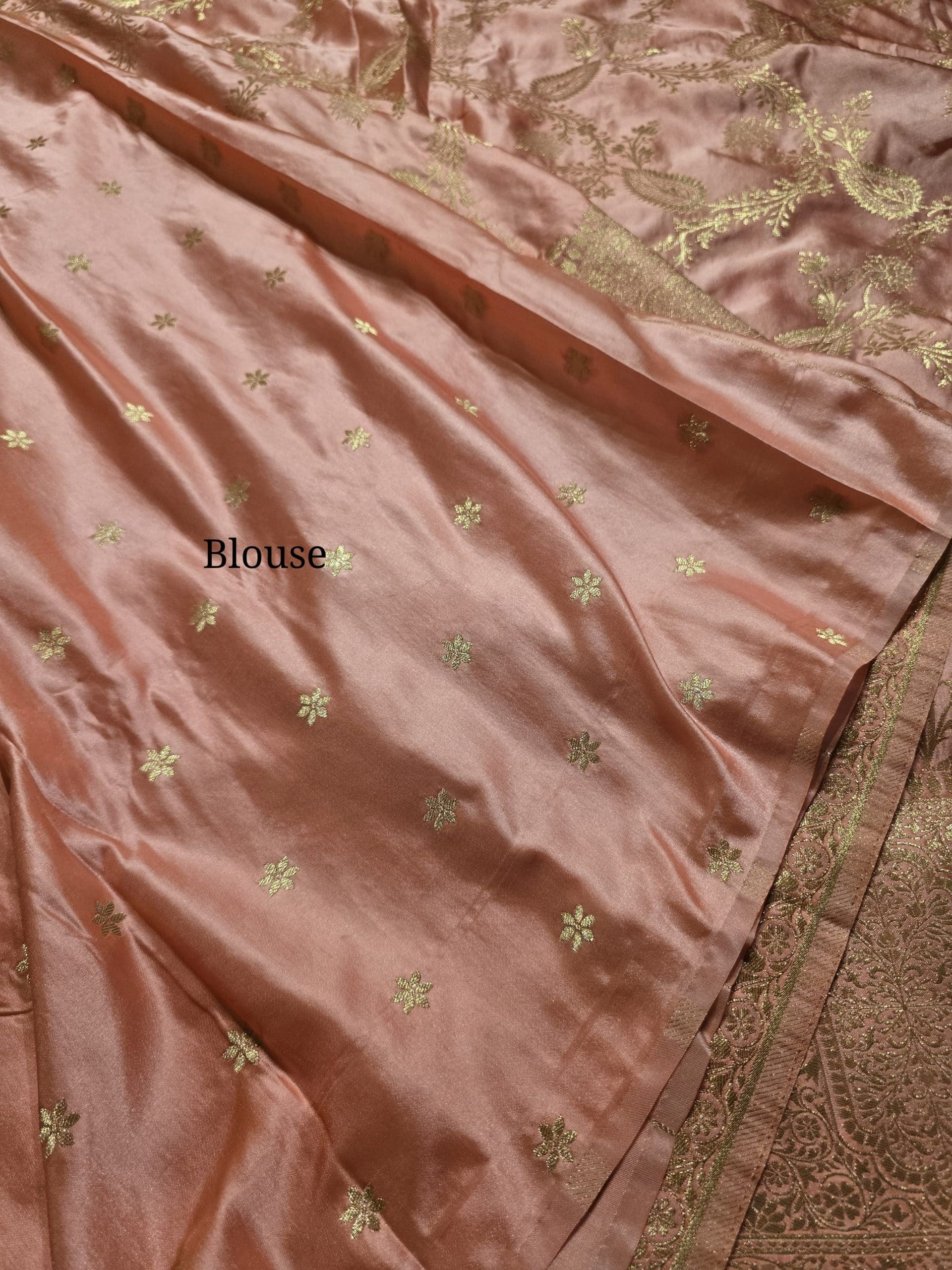 SHOBHI- CORAL BLUSH PINK SAREE
