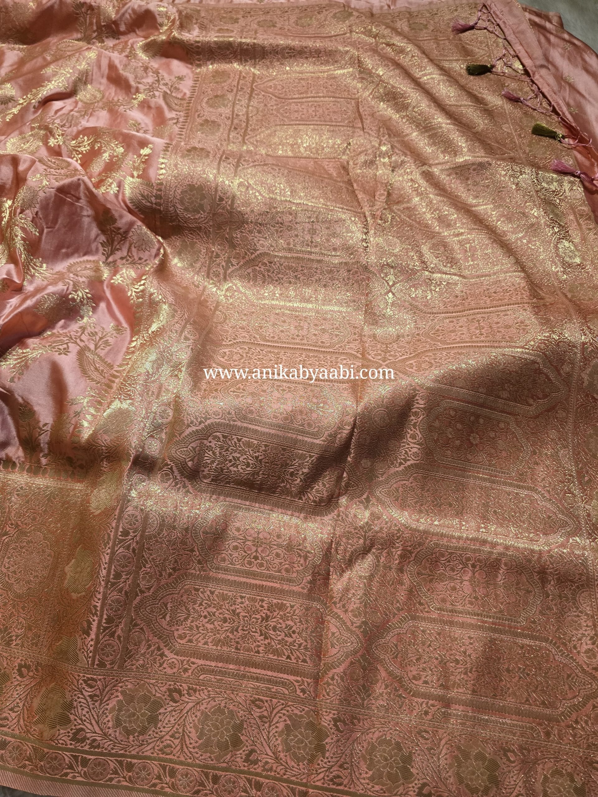 SHOBHI- CORAL BLUSH PINK SAREE