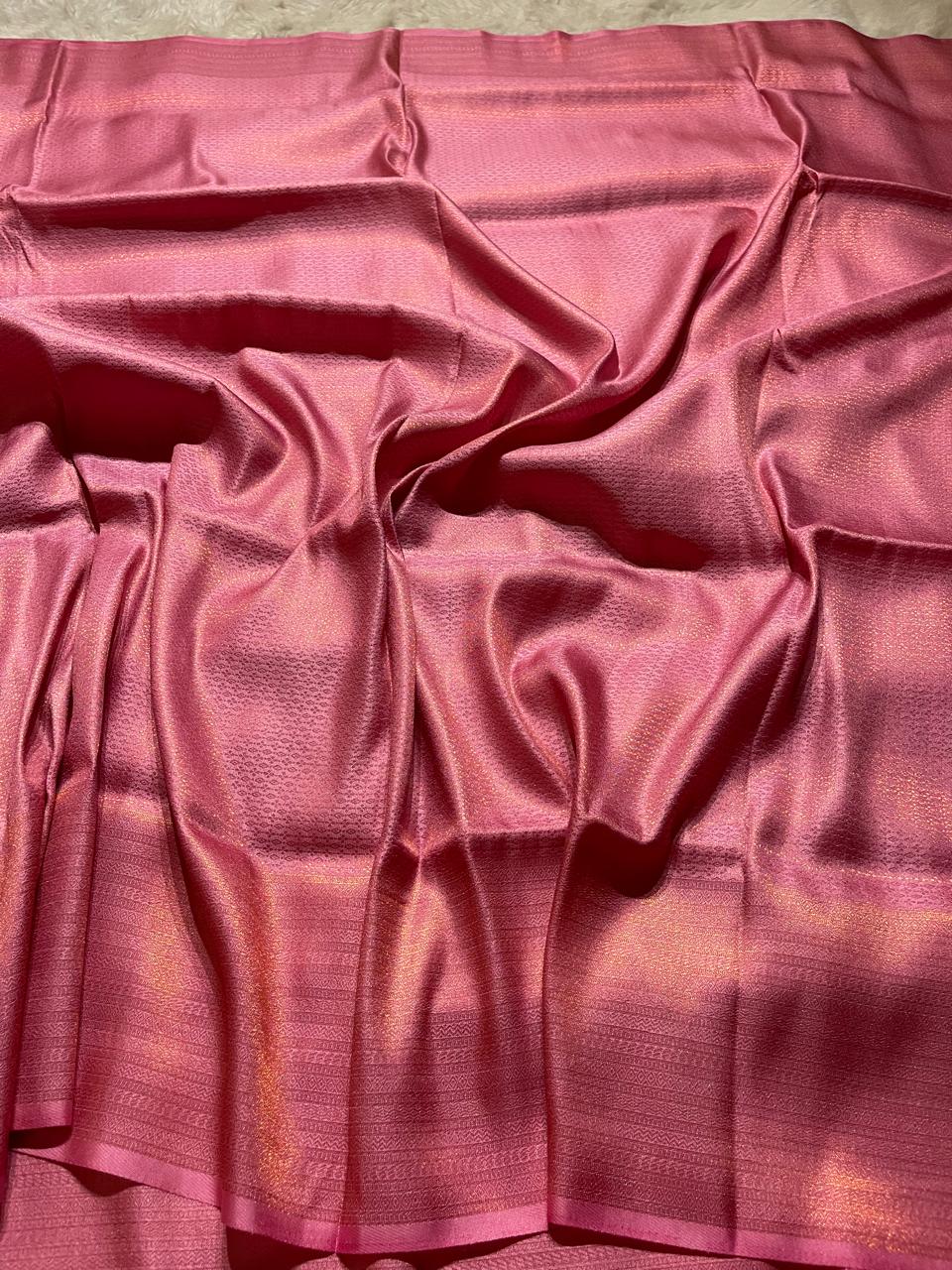 ROYAL AFFAIR-BABYPINK BANARASI BROCADE SILK SAREE