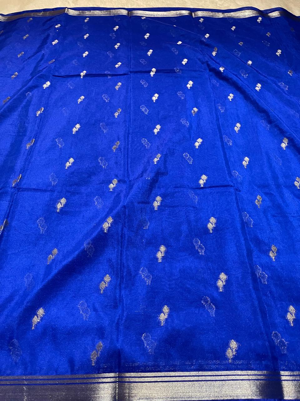 DHISHA-ROYAL BLUE SAREE
