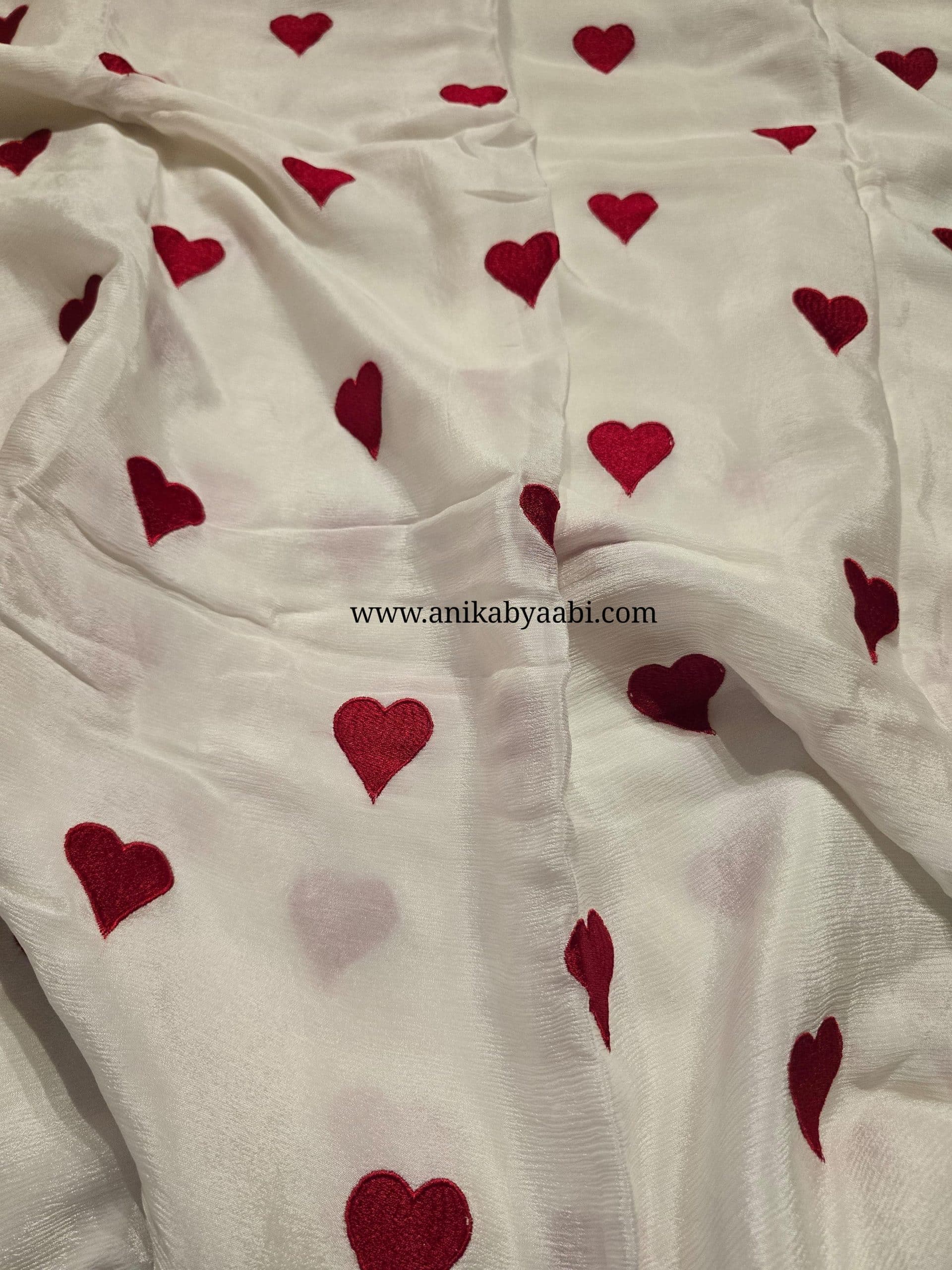 ANIKA EXLUSIVE EDIT- LITTLE HEARTS SAREE