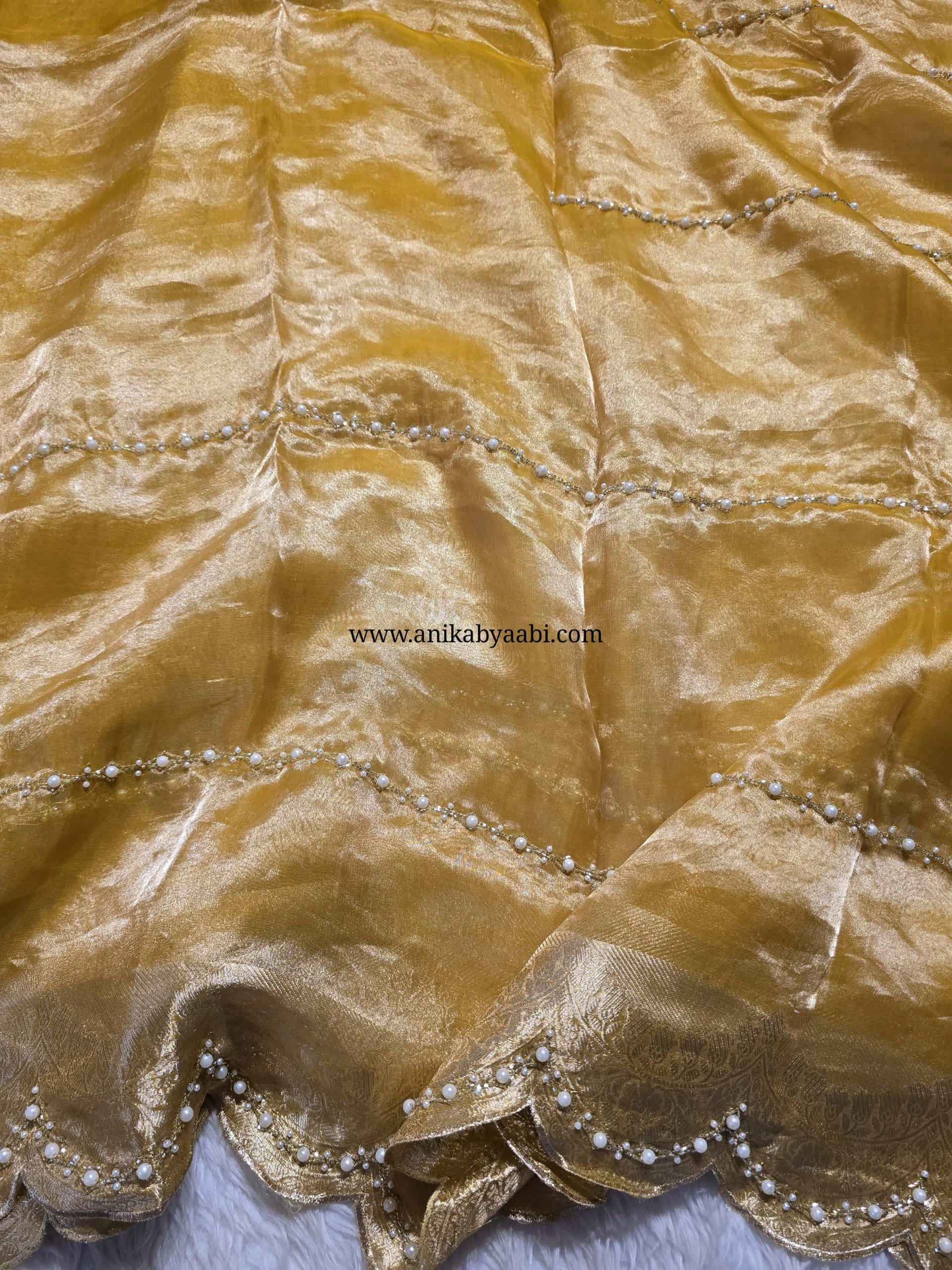 KALKI-BRIDAL EDIT YELLOW GOLD SAREE