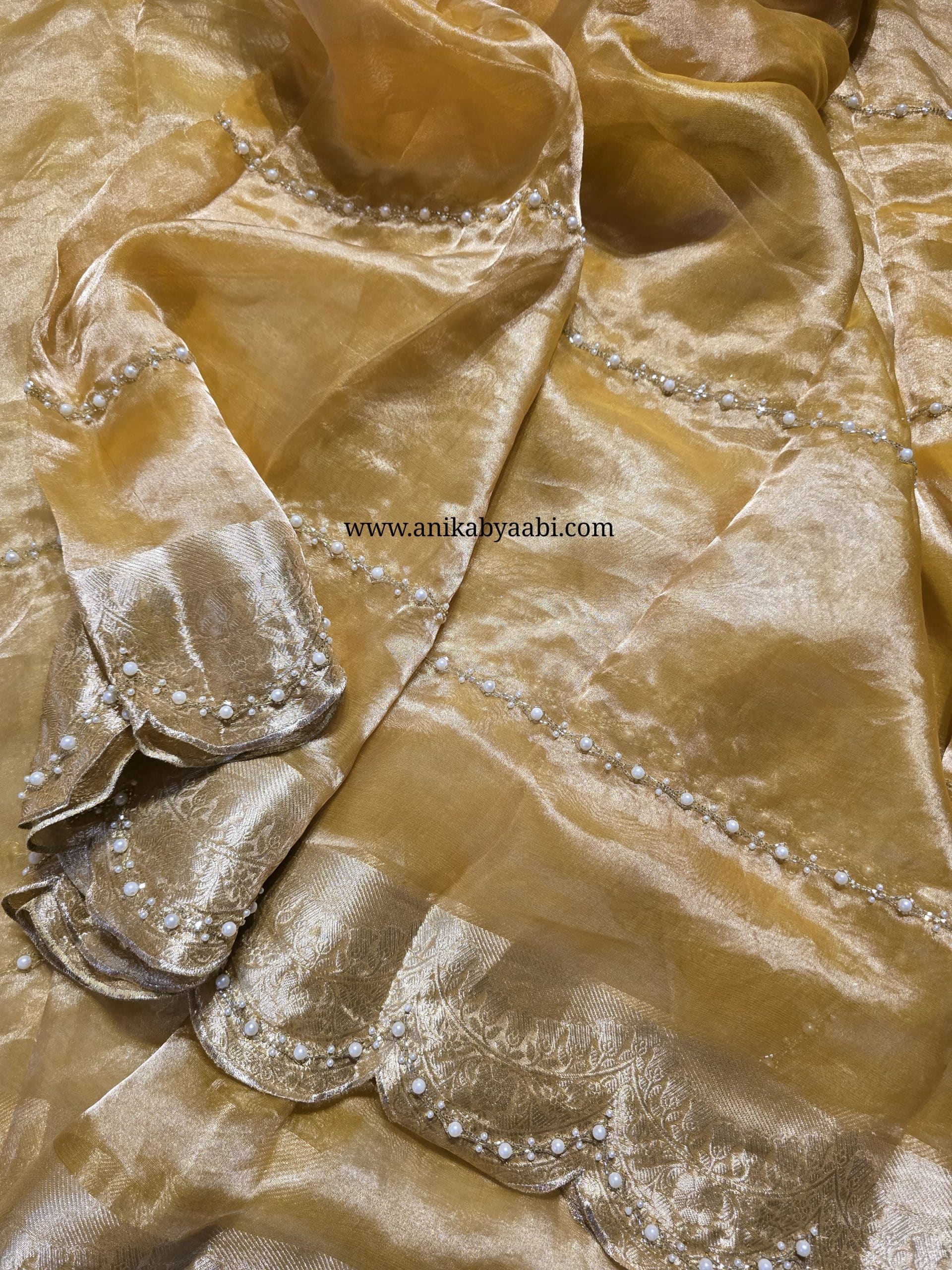 KALKI-BRIDAL EDIT YELLOW GOLD SAREE