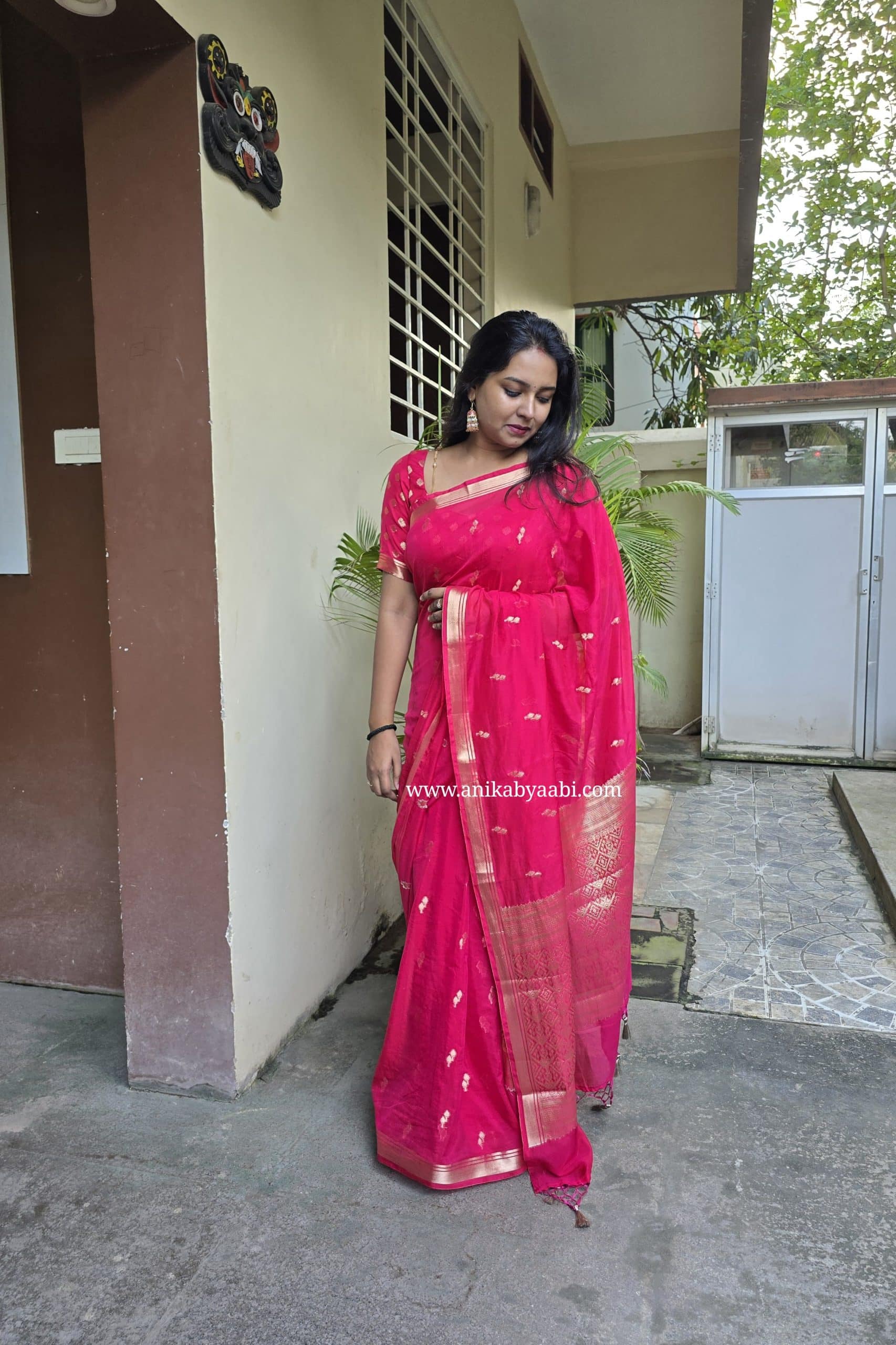 DHISHA-RANIPINK SAREE