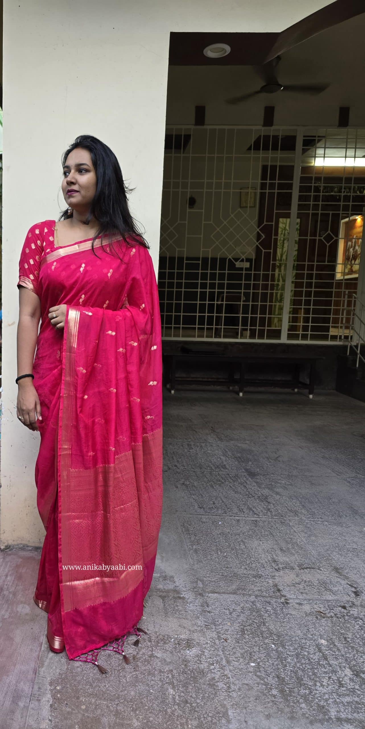 DHISHA-RANIPINK SAREE