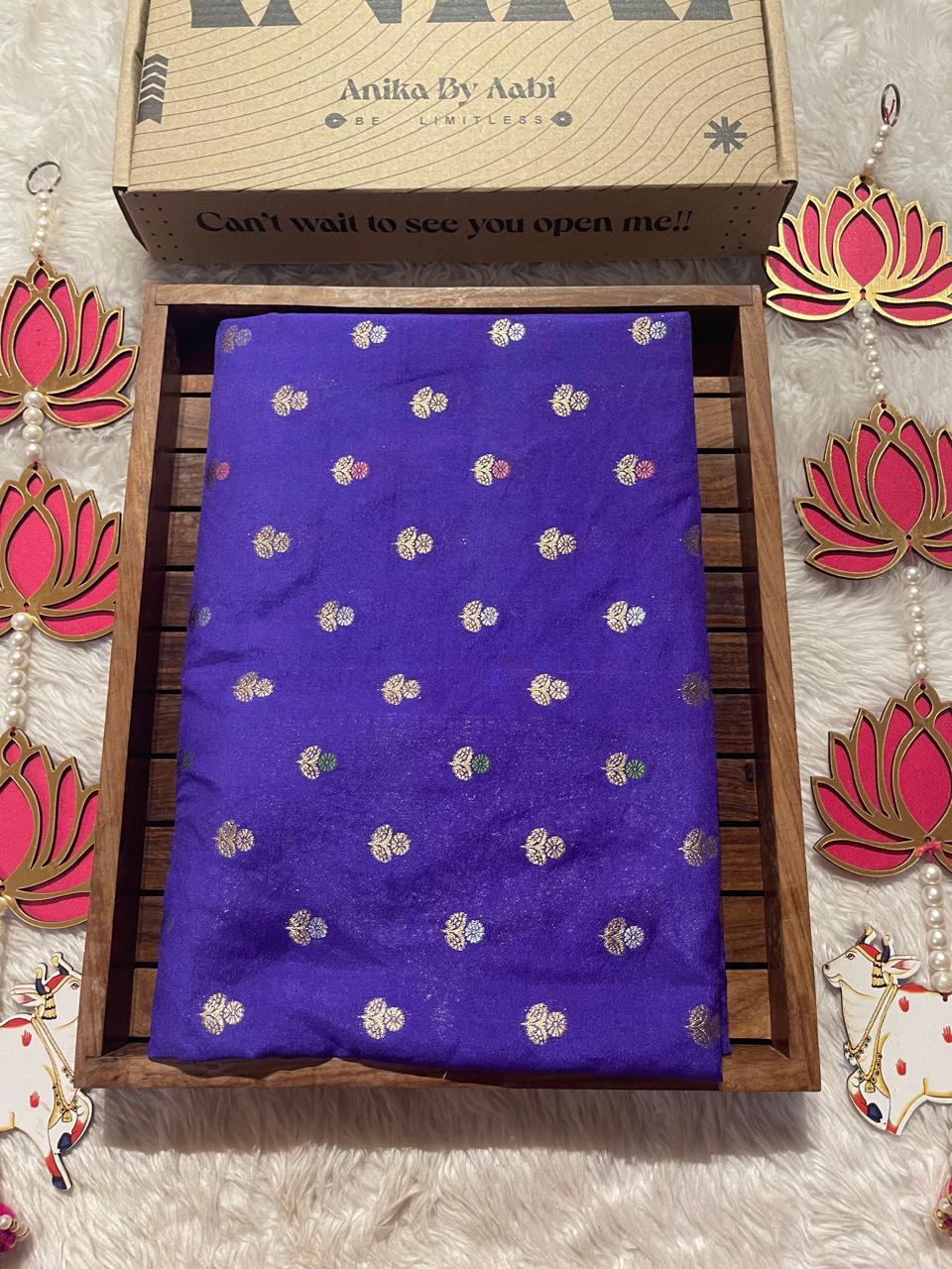 DIYA-ROYAL BLUE SAREE