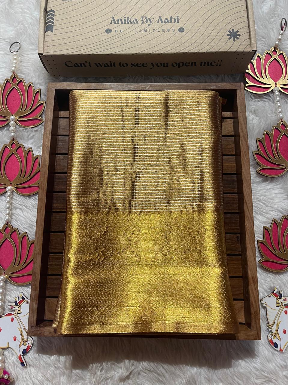 TIRA-GOLD STRIPES SAREE