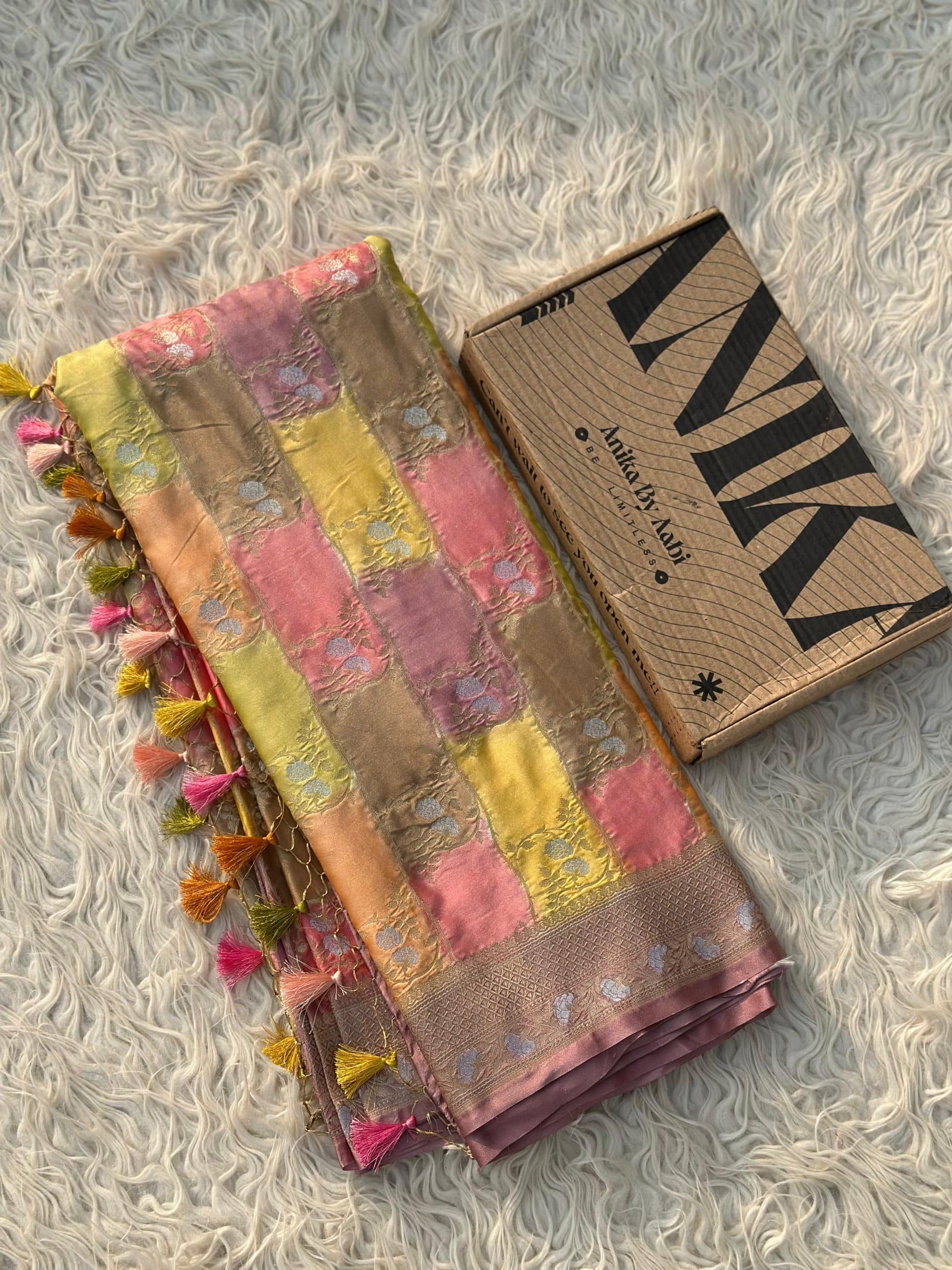 RAINBOW MUSHRO SAREE- RB01