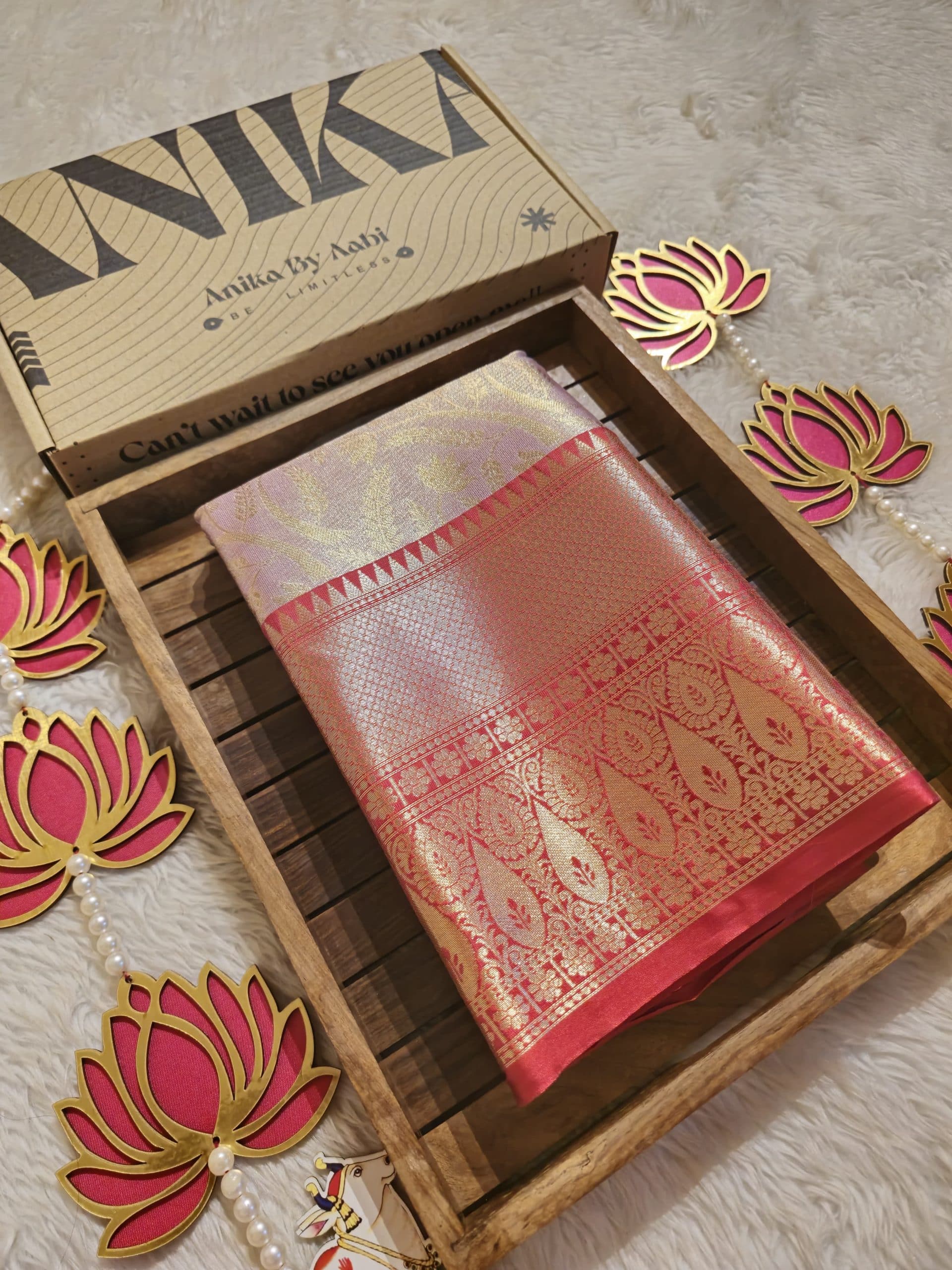 ANIKA'S KANCHI SEMI SILK SAREE-AS04