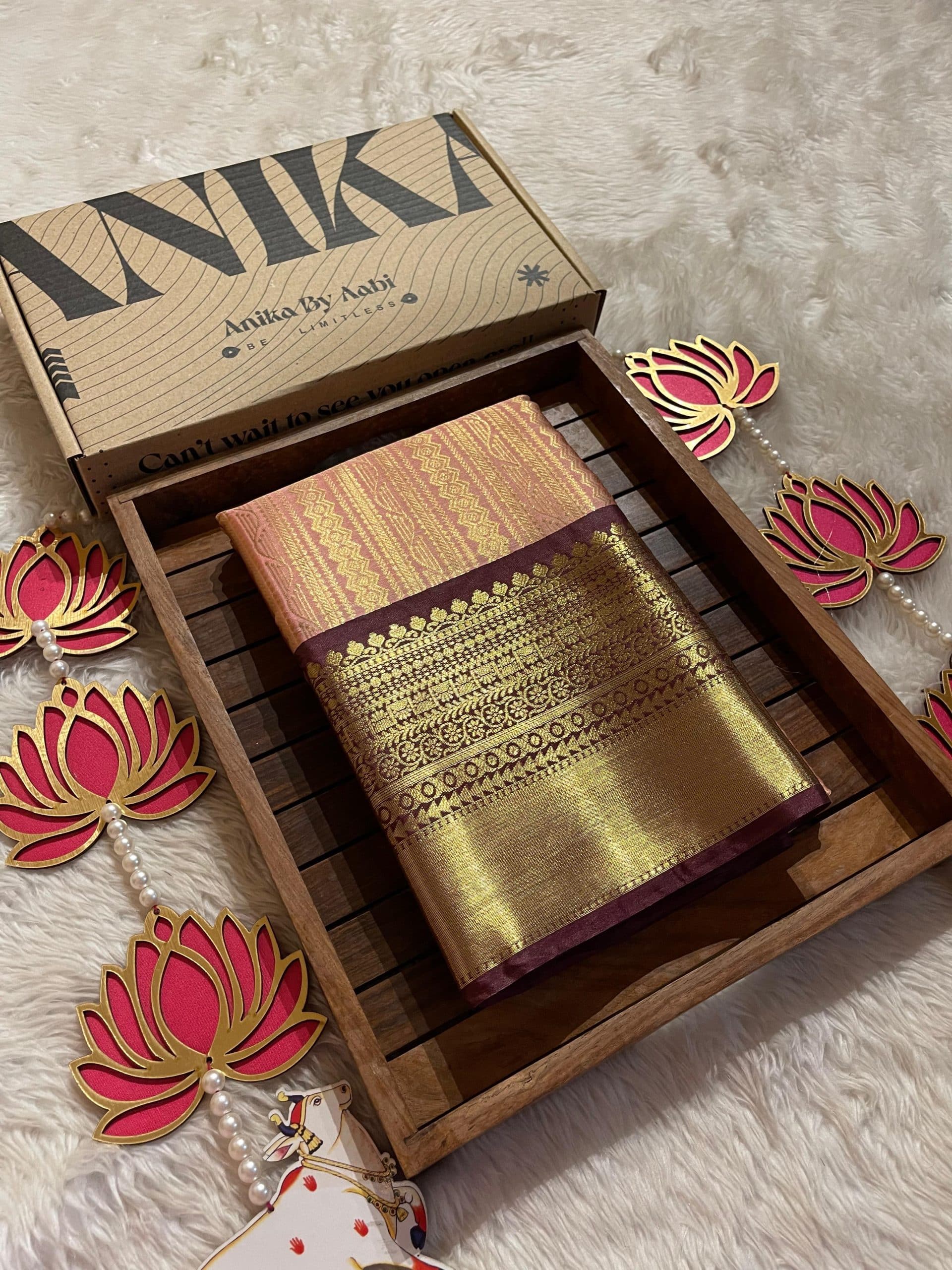 ANIKA'S KANCHI SEMI SILK SAREE-AS08