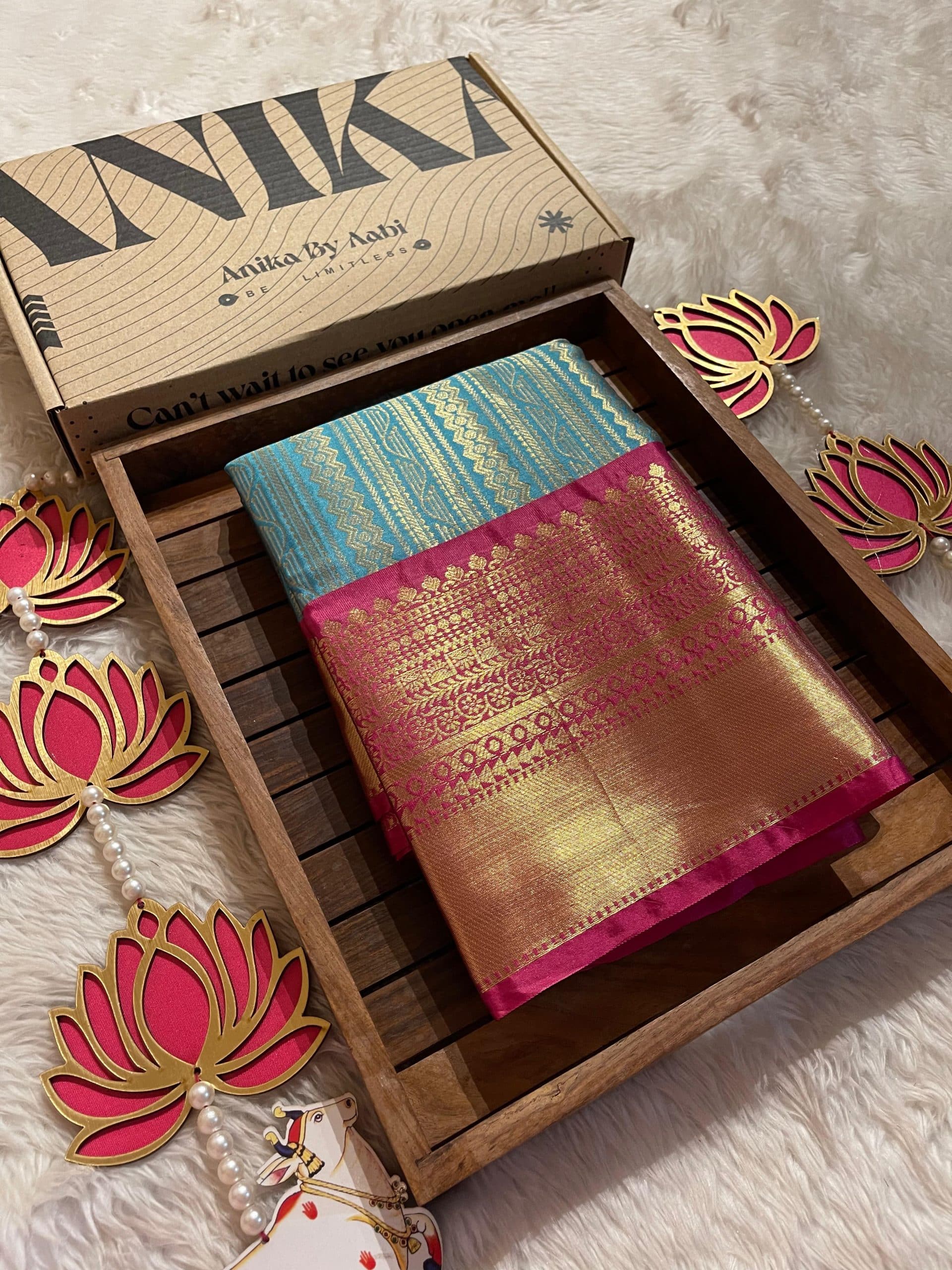 ANIKA'S KANCHI SEMI SILK SAREE-AS11