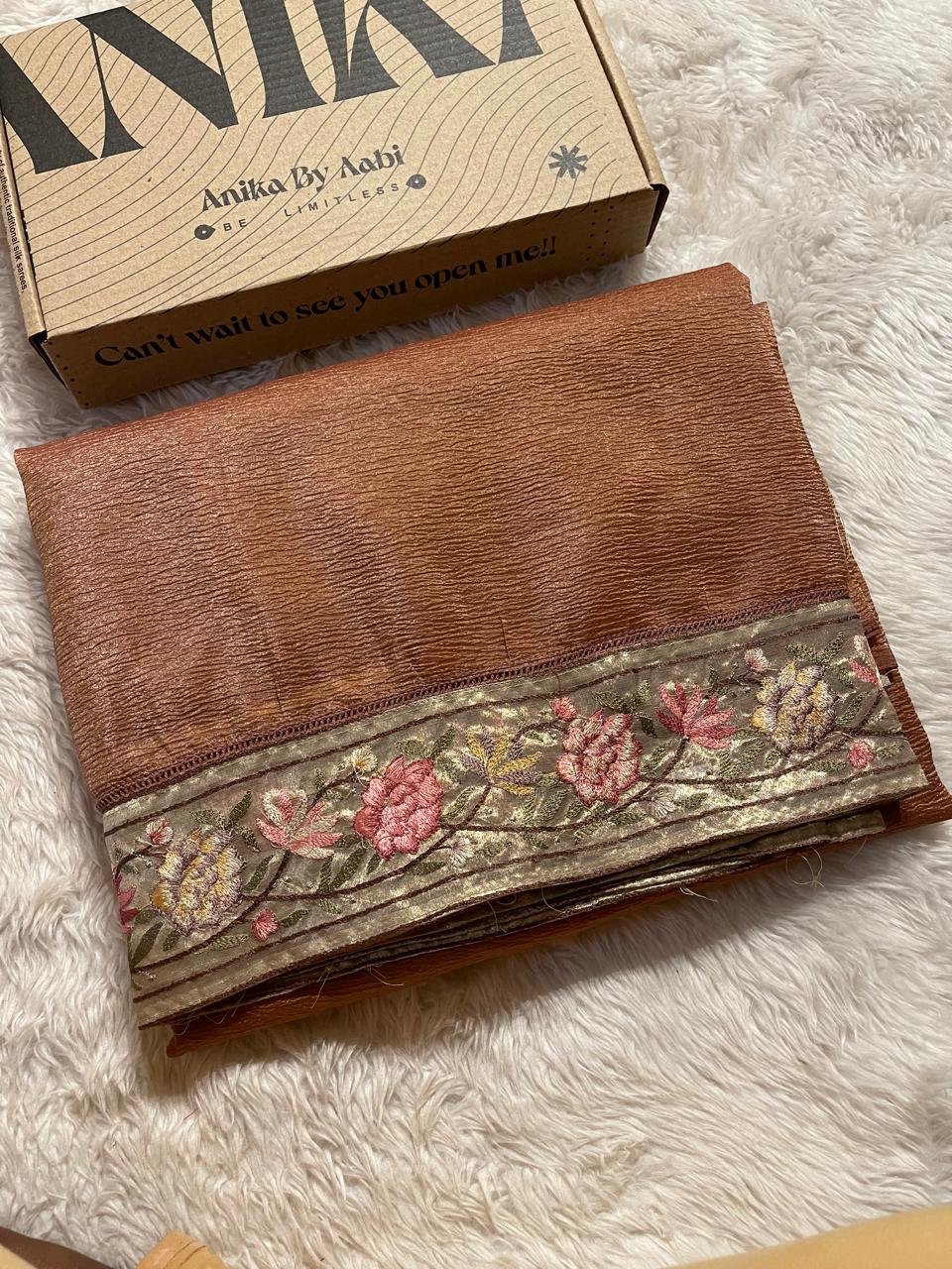 FESTIVE EDIT-DESIGNER SAREES A15 DARK MAUVE