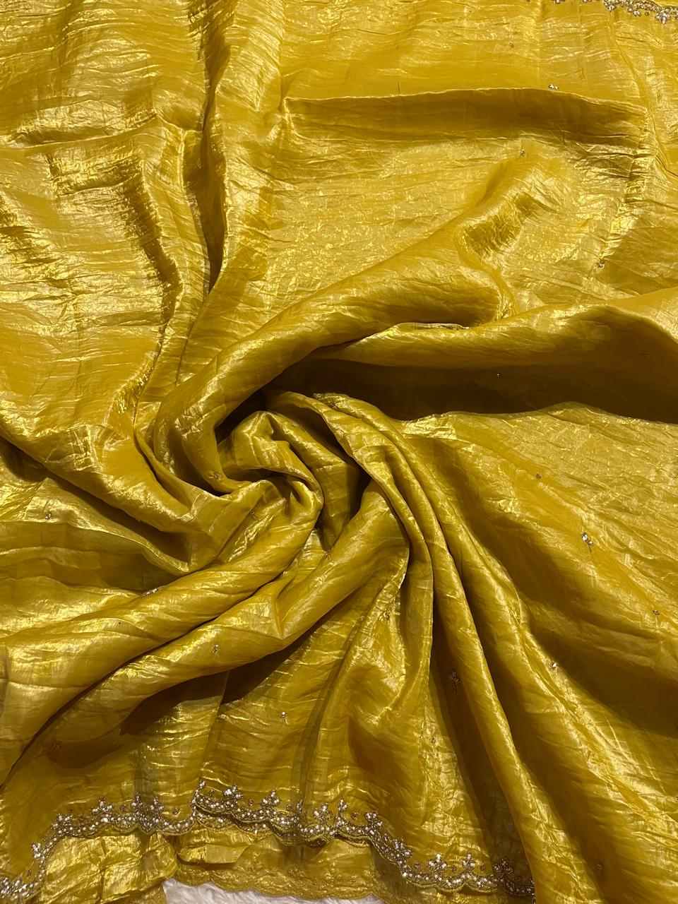 FESTIVE EDIT-DESIGNER SAREES YELLOW A12