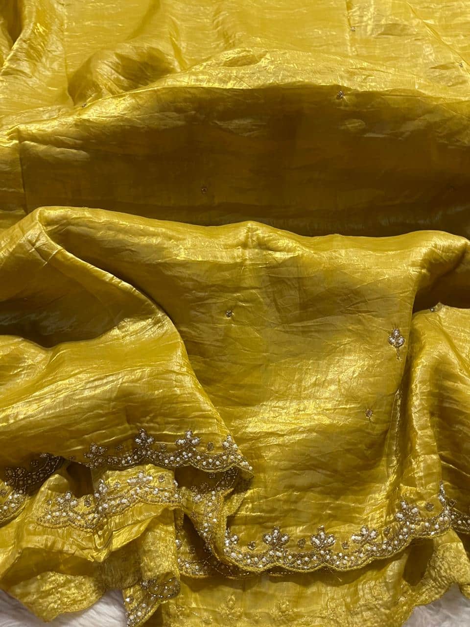 FESTIVE EDIT-DESIGNER SAREES YELLOW A12