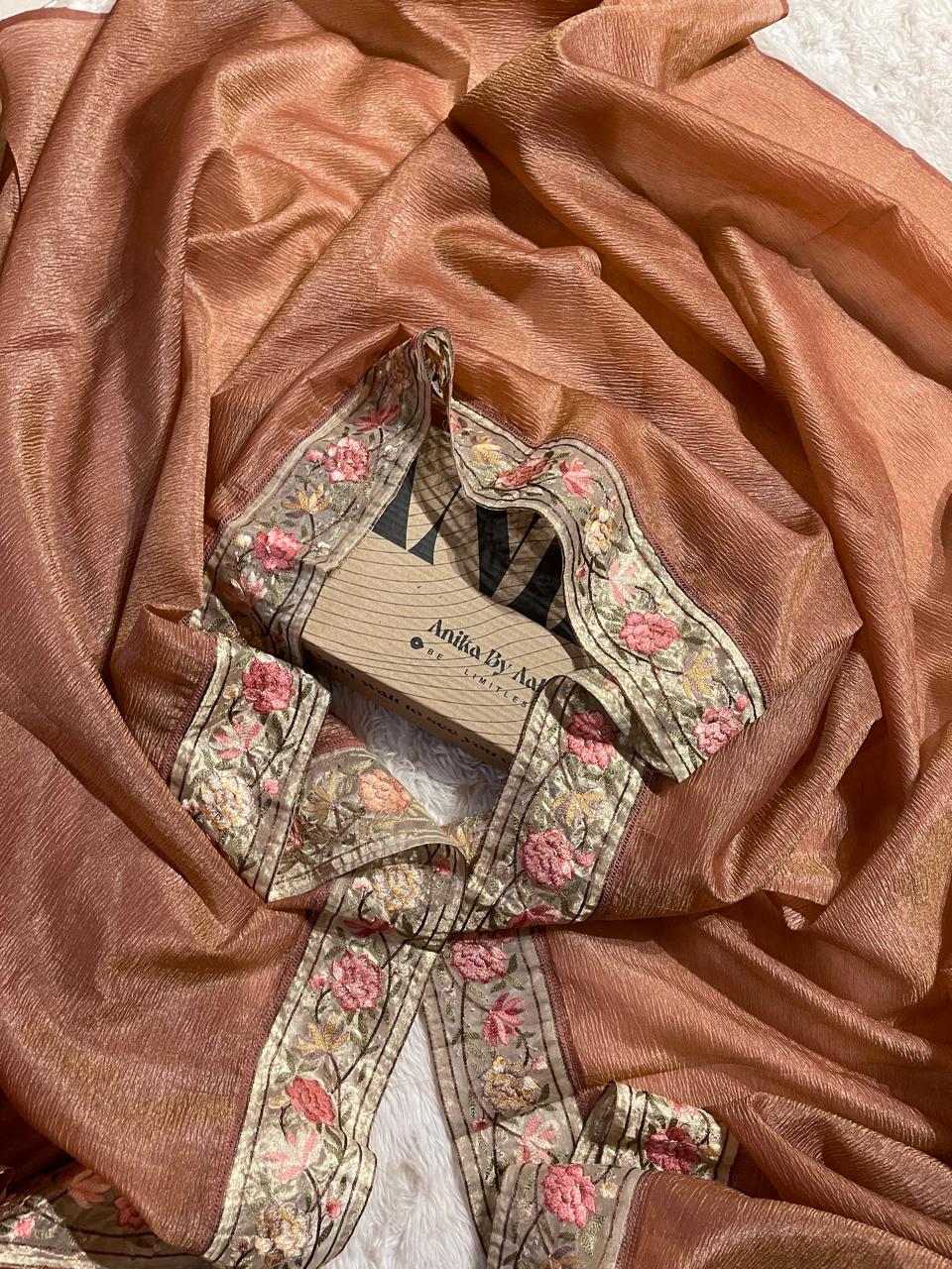 FESTIVE EDIT-DESIGNER SAREES A15 DARK MAUVE