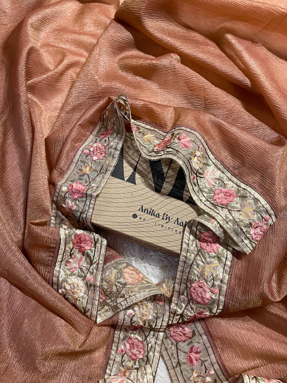 FESTIVE EDIT-DESIGNER SAREES A15 DARK MAUVE