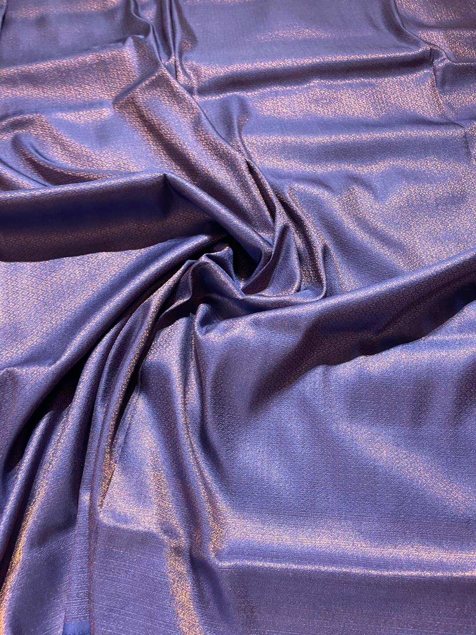 ROYAL AFFAIR-DARK LAVENDER BANARASI BROCADE SILK SAREE