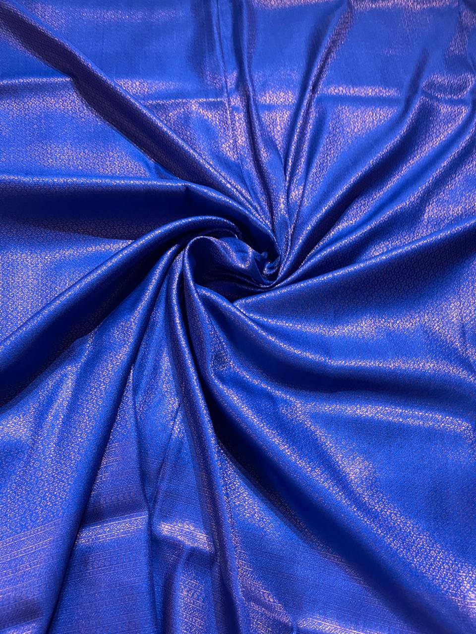 ROYAL AFFAIR-BANARASI BROCADE ROYAL BLUE  SILK SAREE
