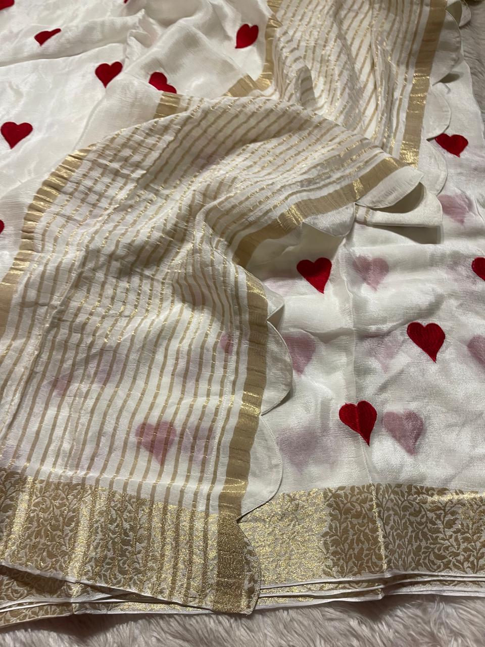 ANIKA EXLUSIVE EDIT- LITTLE HEARTS SAREE 2