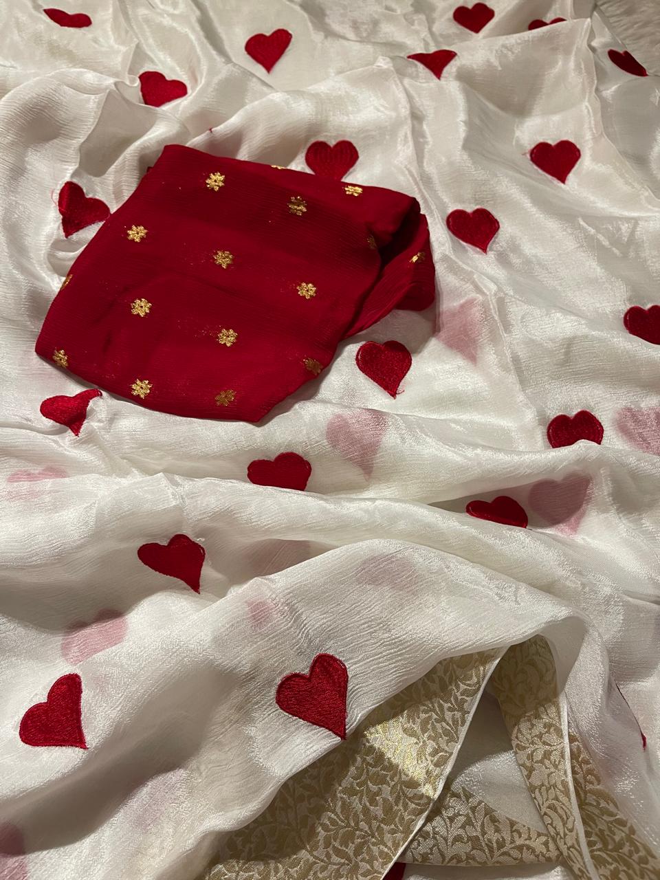 ANIKA EXLUSIVE EDIT- LITTLE HEARTS SAREE 2