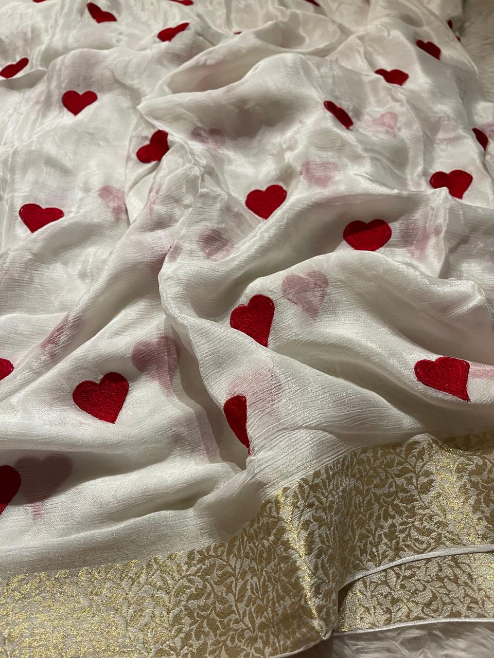 ANIKA EXLUSIVE EDIT- LITTLE HEARTS SAREE 2