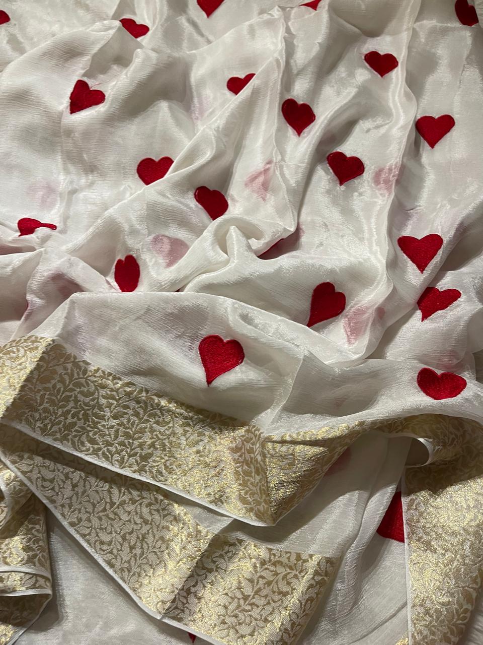 ANIKA EXLUSIVE EDIT- LITTLE HEARTS SAREE 2