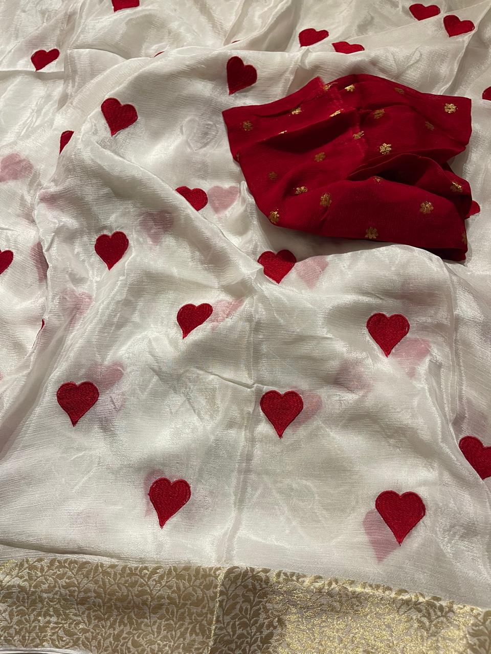 ANIKA EXLUSIVE EDIT- LITTLE HEARTS SAREE 2