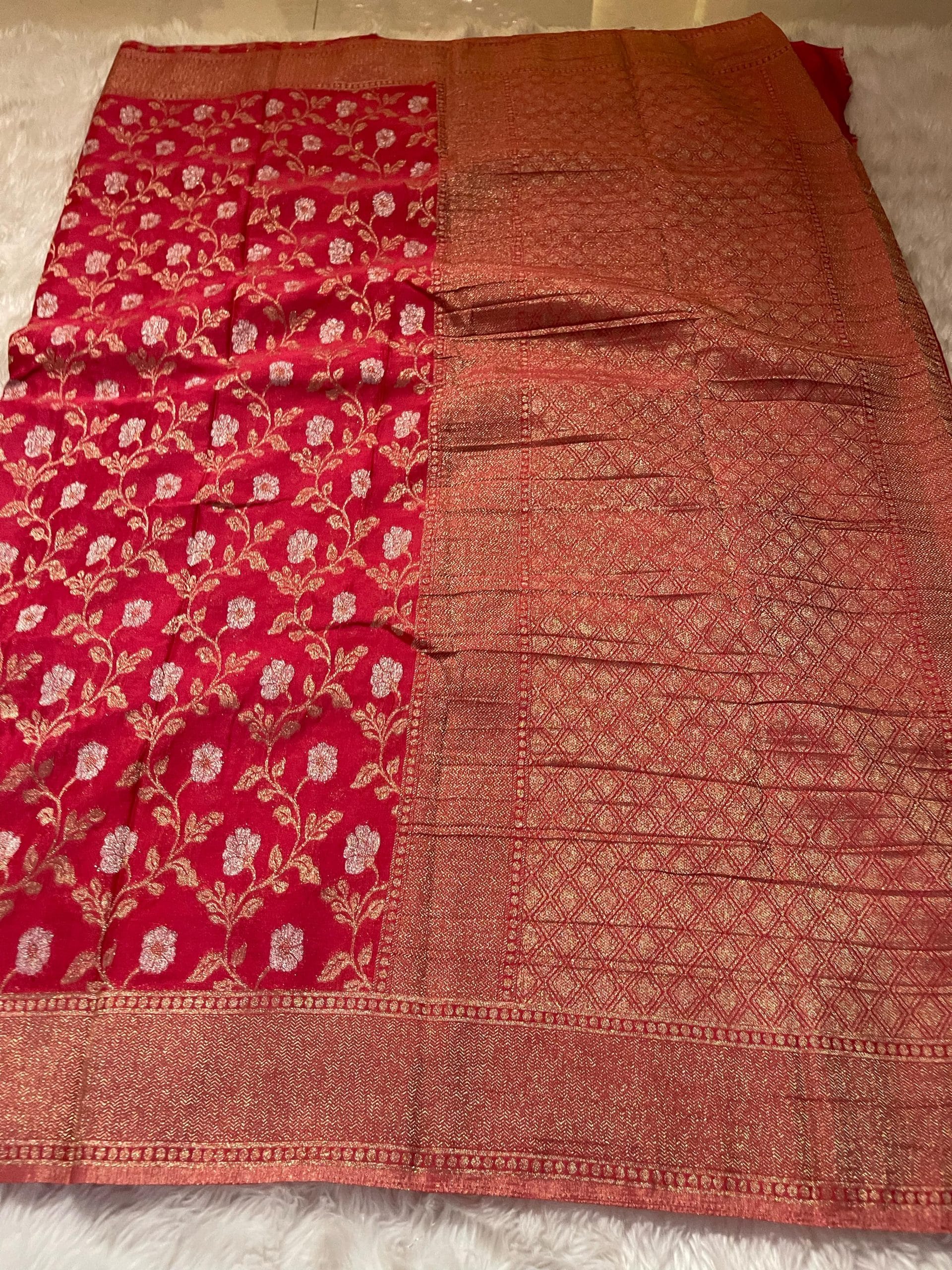 SAHANA-PEACH SAREE