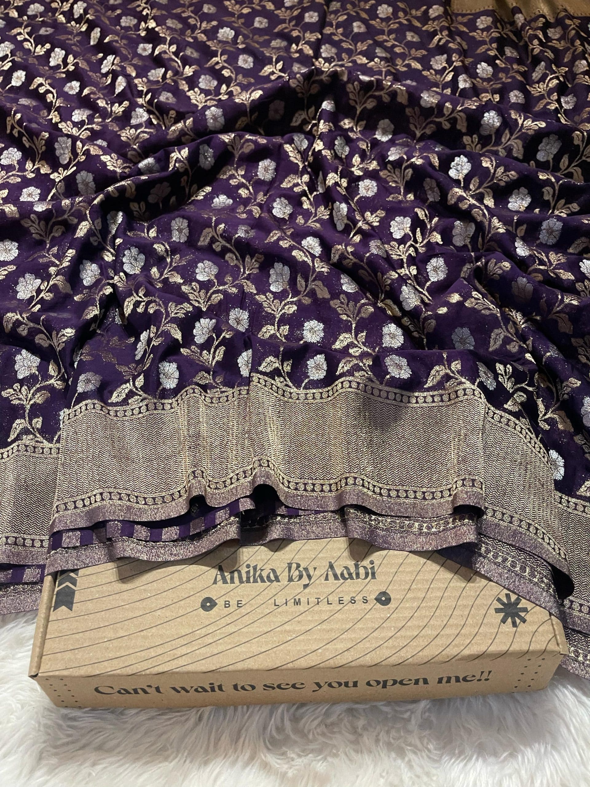 SAHANA-NEVYBLUE SAREE